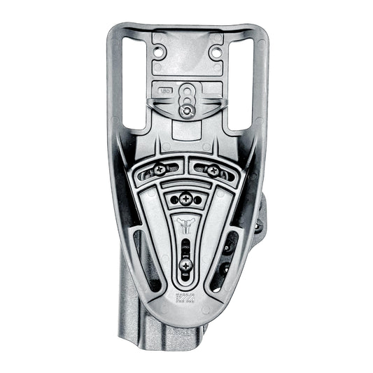 Duty and competition-style outside waistband Kydex holster for Smith & Wesson M&P M2.0 5" pistol – proudly made in the USA by Four Brothers Holsters.