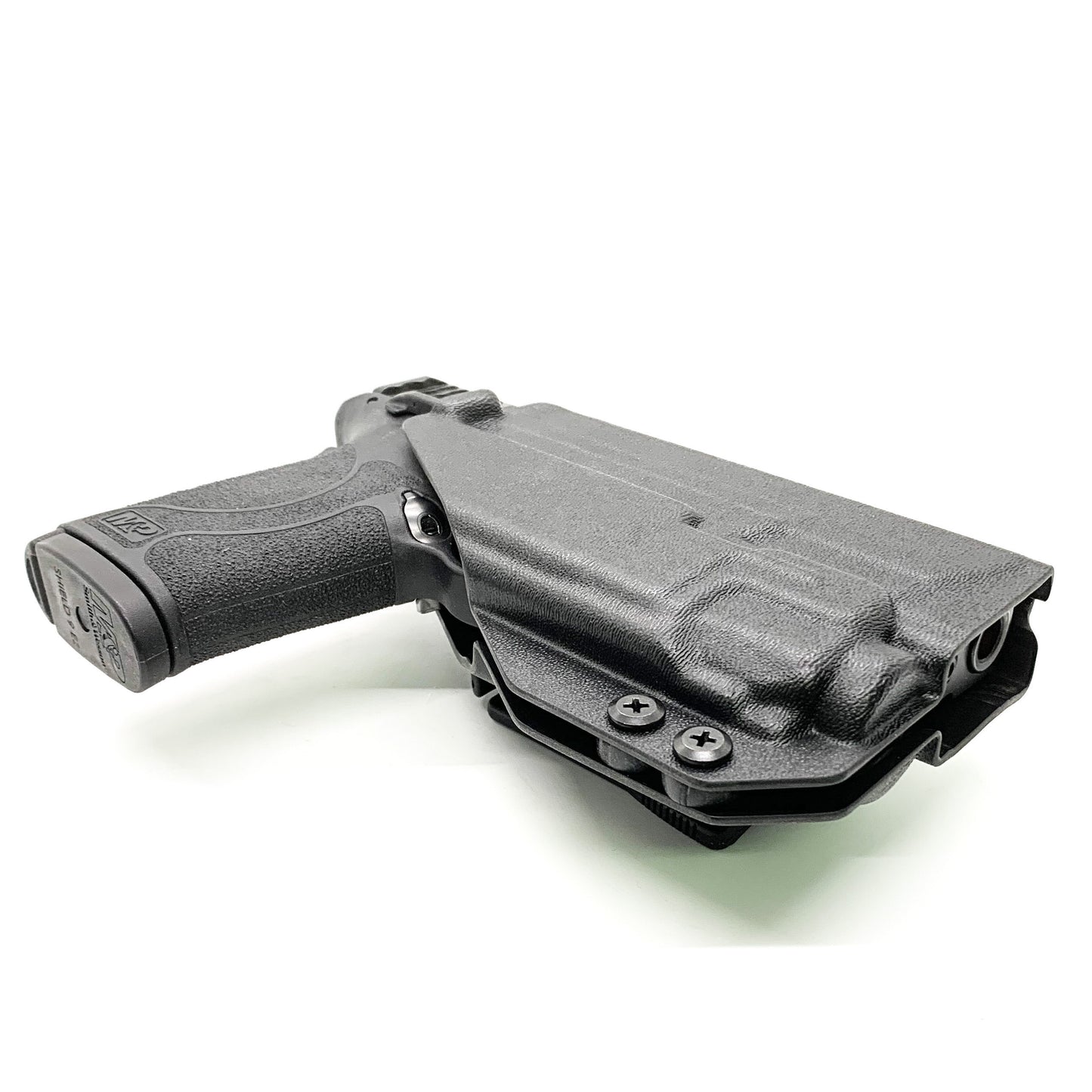 For the best Outside Waistband OWB KYDEX Holster for the Smith & Wesson M&P 9 Shield EZ with Streamlight TLR-8 or TLR-8A, shop Four Brothers 4BROS Holsters.