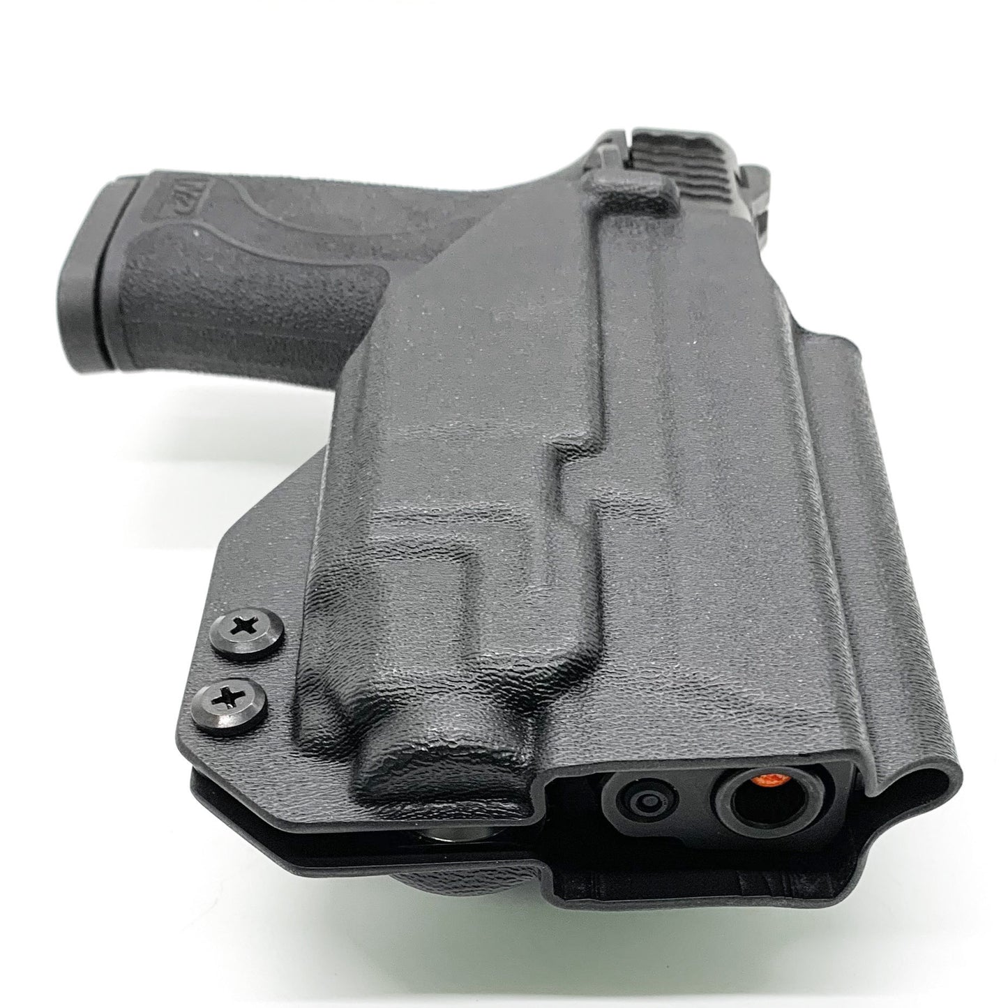 For the best Outside Waistband OWB KYDEX Holster for the Smith & Wesson M&P 9 Shield EZ with Streamlight TLR-8 or TLR-8A, shop Four Brothers 4BROS Holsters.