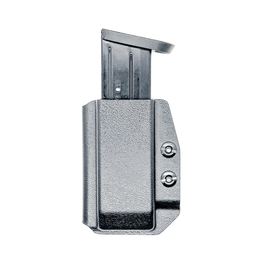 Black Inside Waistband IWB AIWB Smith & Wesson M&P 9mm or .40 magazine carrier, holster, & pouch from Four Brothers 4BROS Holsters. Made in the USA.