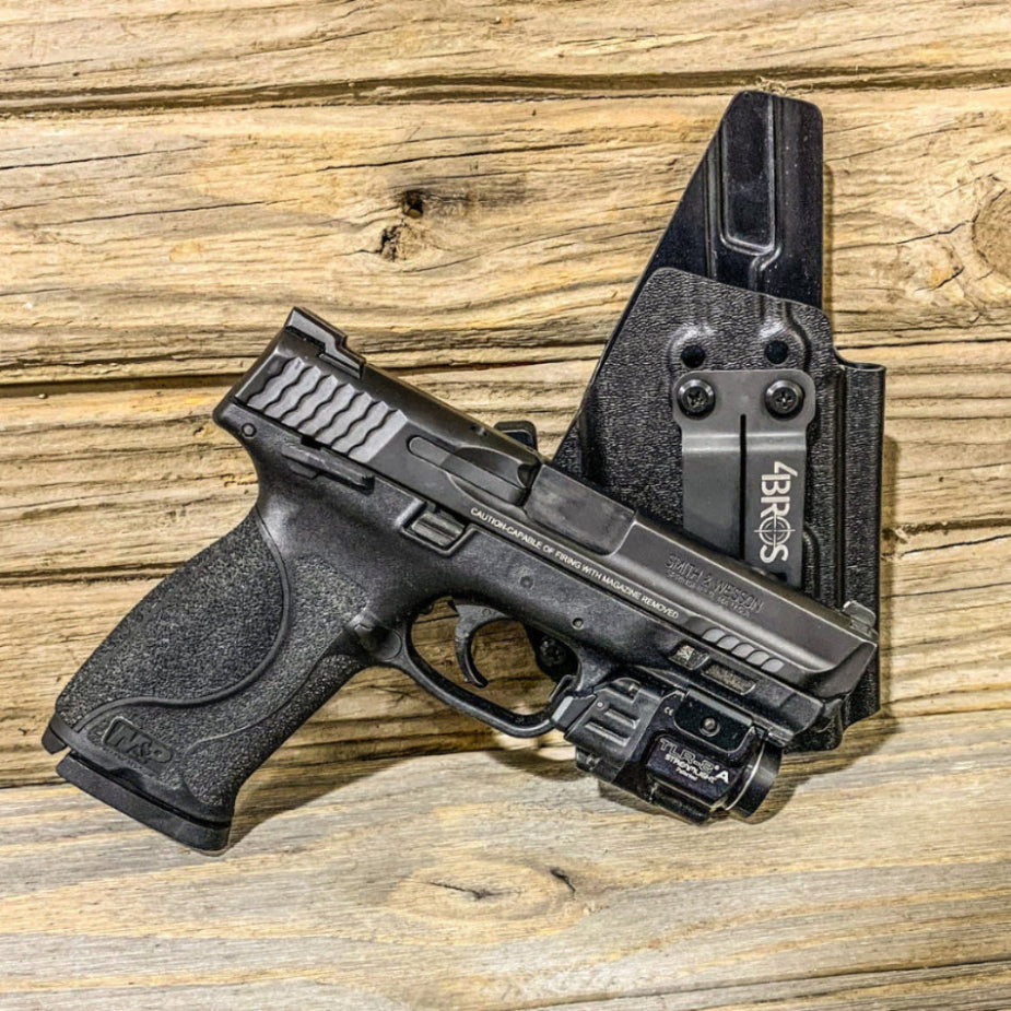 For the best IWB Kydex Inside Waistband Holster for the Smith & Wesson M&P M2.0 9mm 4.25" pistols & Streamlight TLR-8 or TLR-8A shop Four Brothers Holsters.