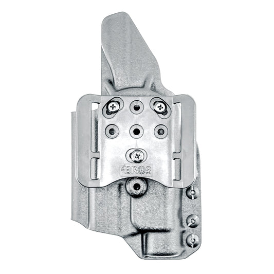 For the best Outside Waistband OWB for the Smith & Wesson 4" 10MM M2.0 pistol with the Streamlight TLR-1 HL-X Kydex Holster, shop Four Brothers 4BROS Holsters.