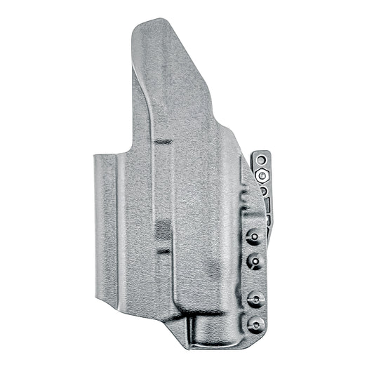For the best Inside Waistband IWB holster for the Smith & Wesson M&P 9mm 4.25" Metal & Metal Carry Comp pistols with Streamlight TLR-1 HL-X, shop 4BROS Holsters…