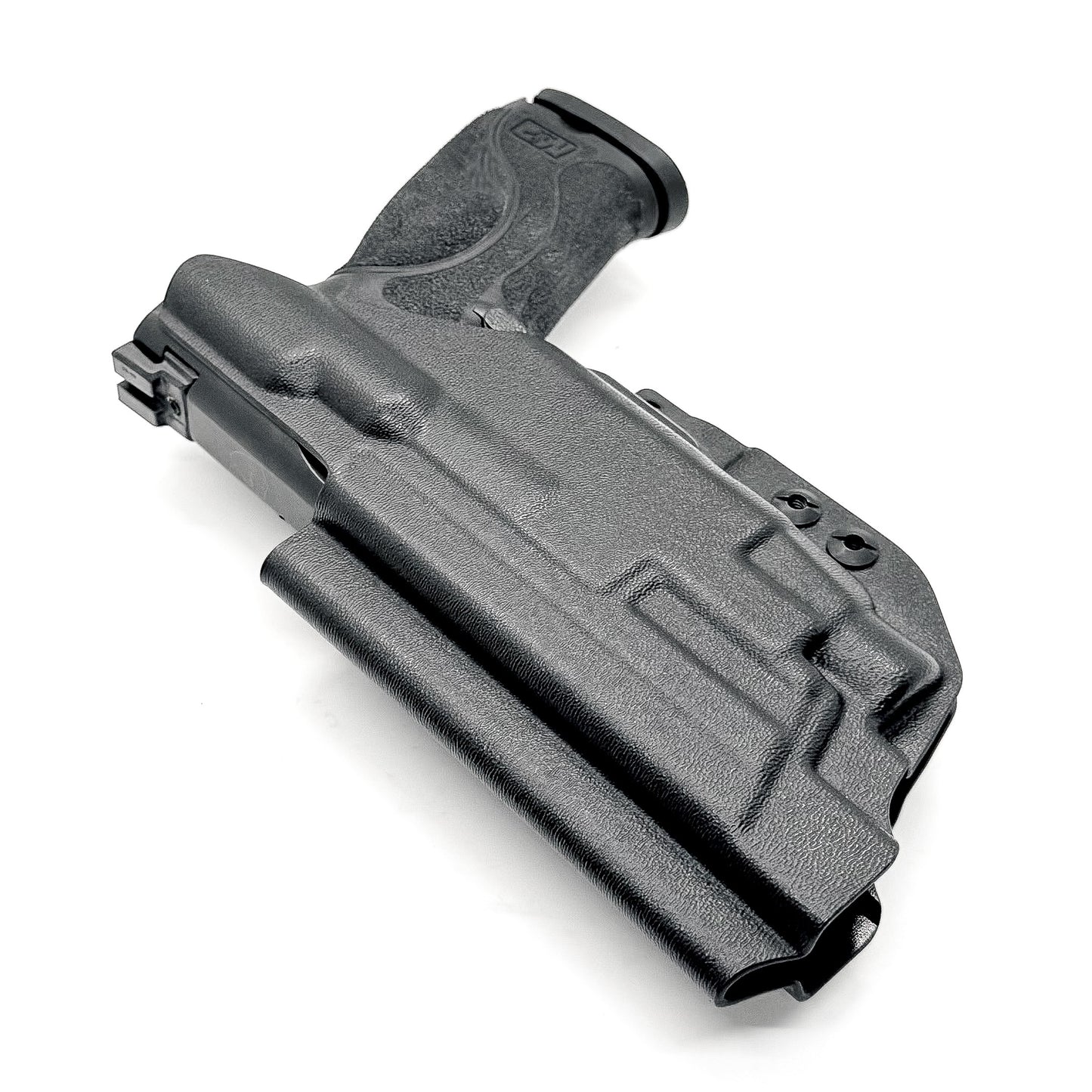 For the best IWB Inside Waistband Holster for the Smith & Wesson M&P M2.0 5" pistol & Streamlight TLR-7 A, TLR-7 X, or TLR-7 HL-X, Four Brothers Holsters.