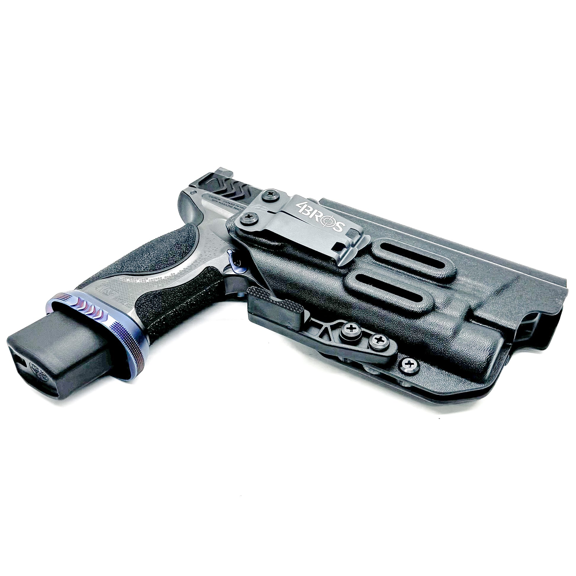 Black IWB holster for Smith & Wesson SPEC Series M&P 9 Metal M2.0 with TLR-1 HL-X. Comfortable, secure, and ready for concealed carry