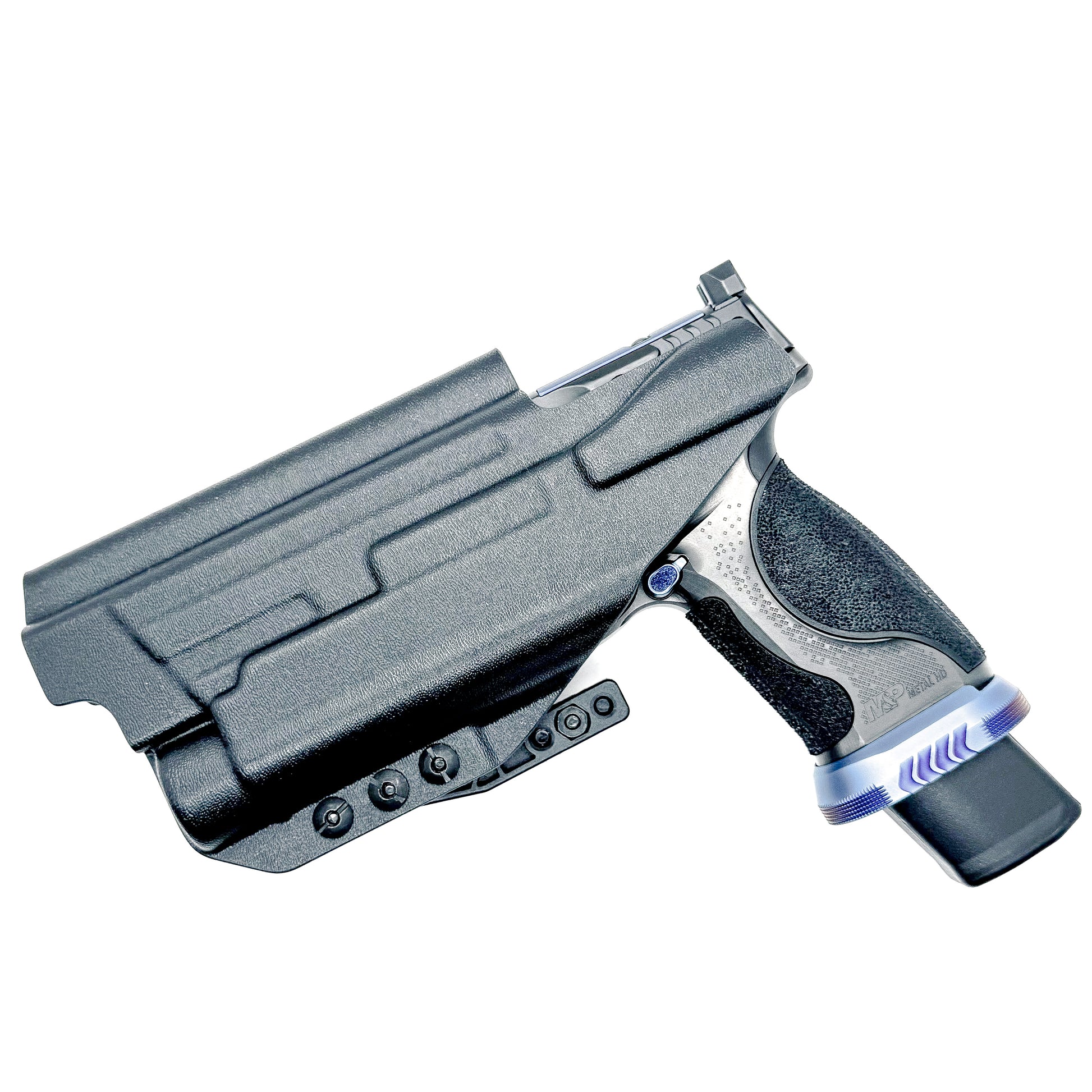 Black IWB holster for Smith & Wesson SPEC Series M&P 9 Metal M2.0 with TLR-1 HL-X. Comfortable, secure, and ready for concealed carry