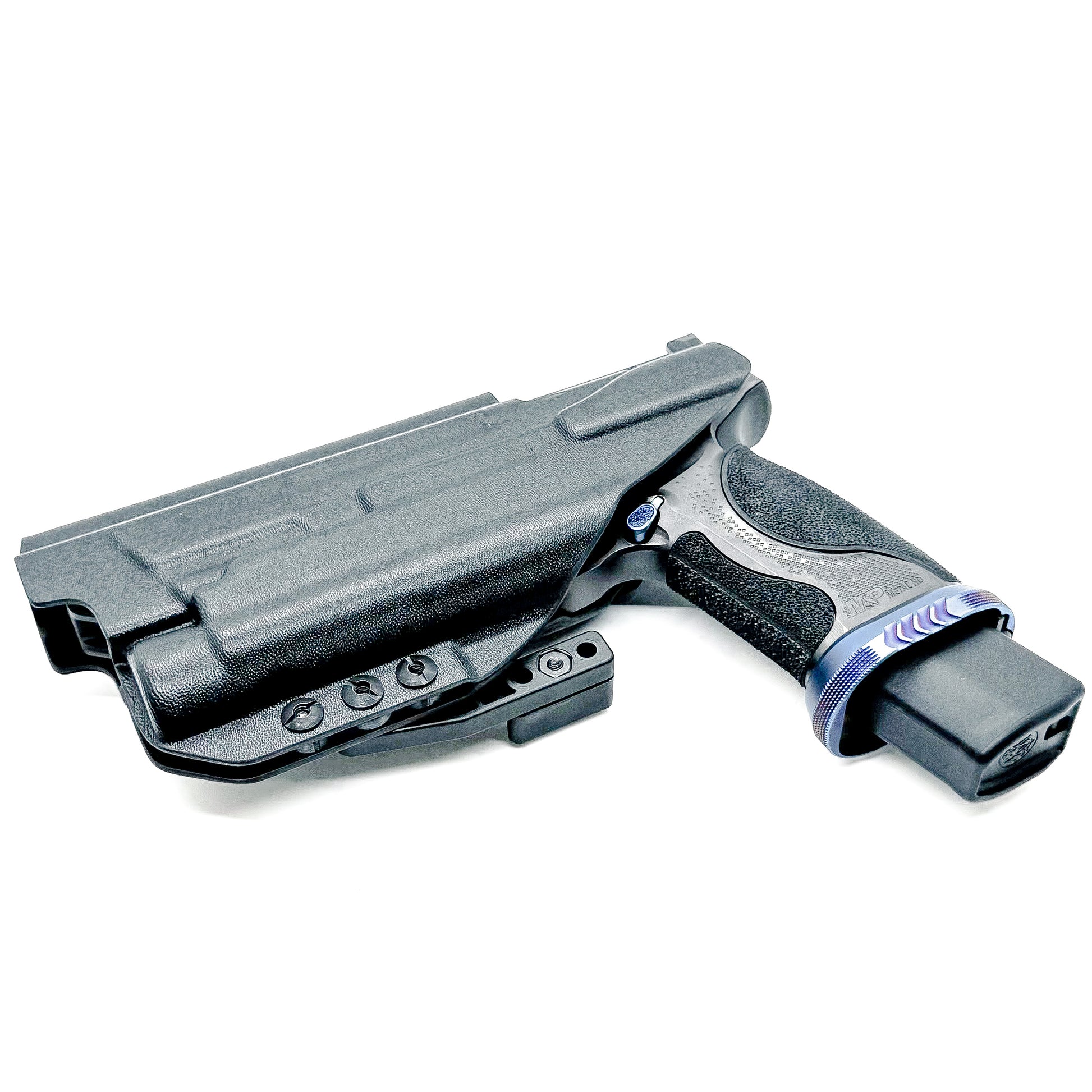 Black IWB holster for Smith & Wesson SPEC Series M&P 9 Metal M2.0 with TLR-1 HL-X. Comfortable, secure, and ready for concealed carry