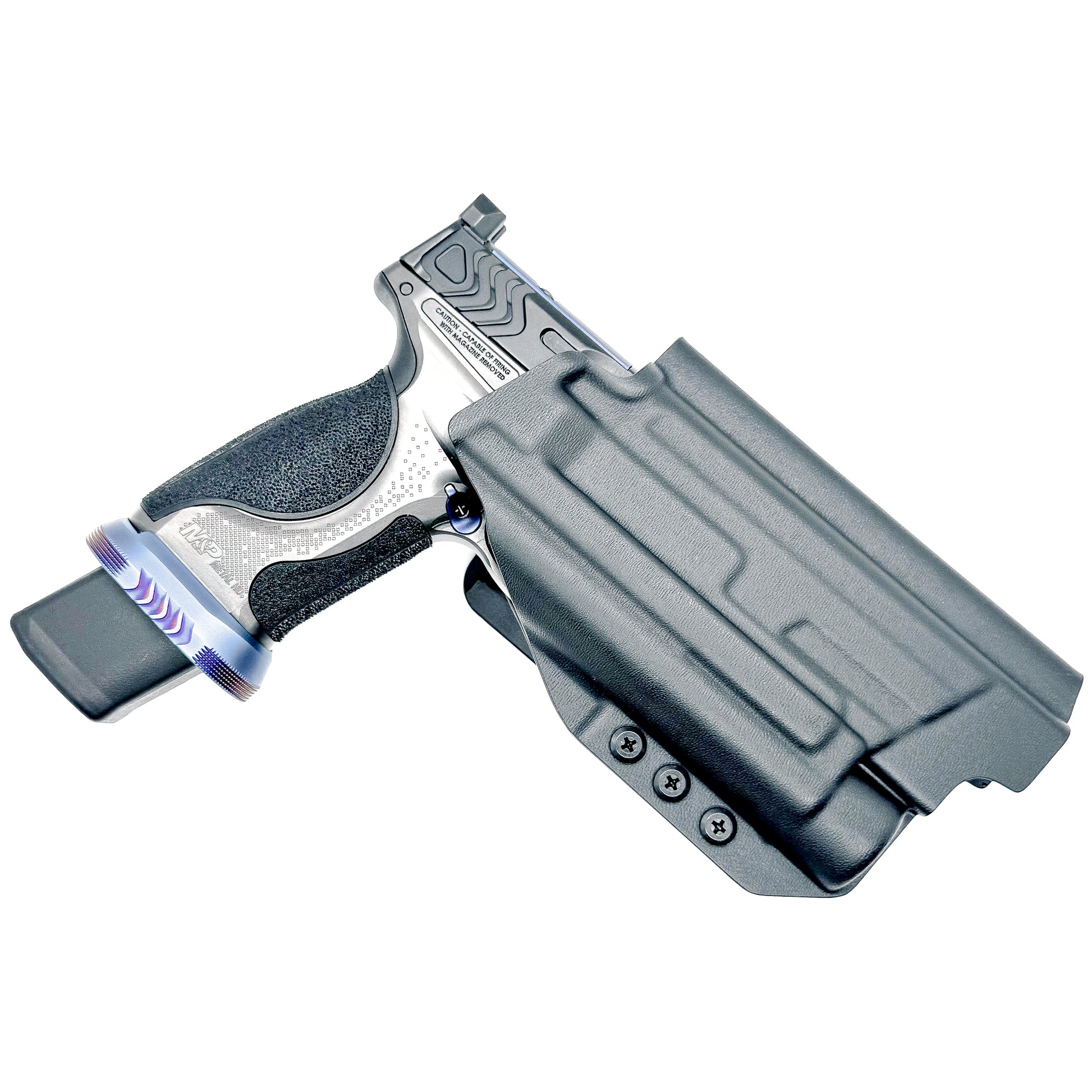 OWB holster for Smith & Wesson SPEC Series M&P 9 Metal M2.0 with TLR-1 HL-X. Built for retention, speed, and all-day carry. Made in the USA.