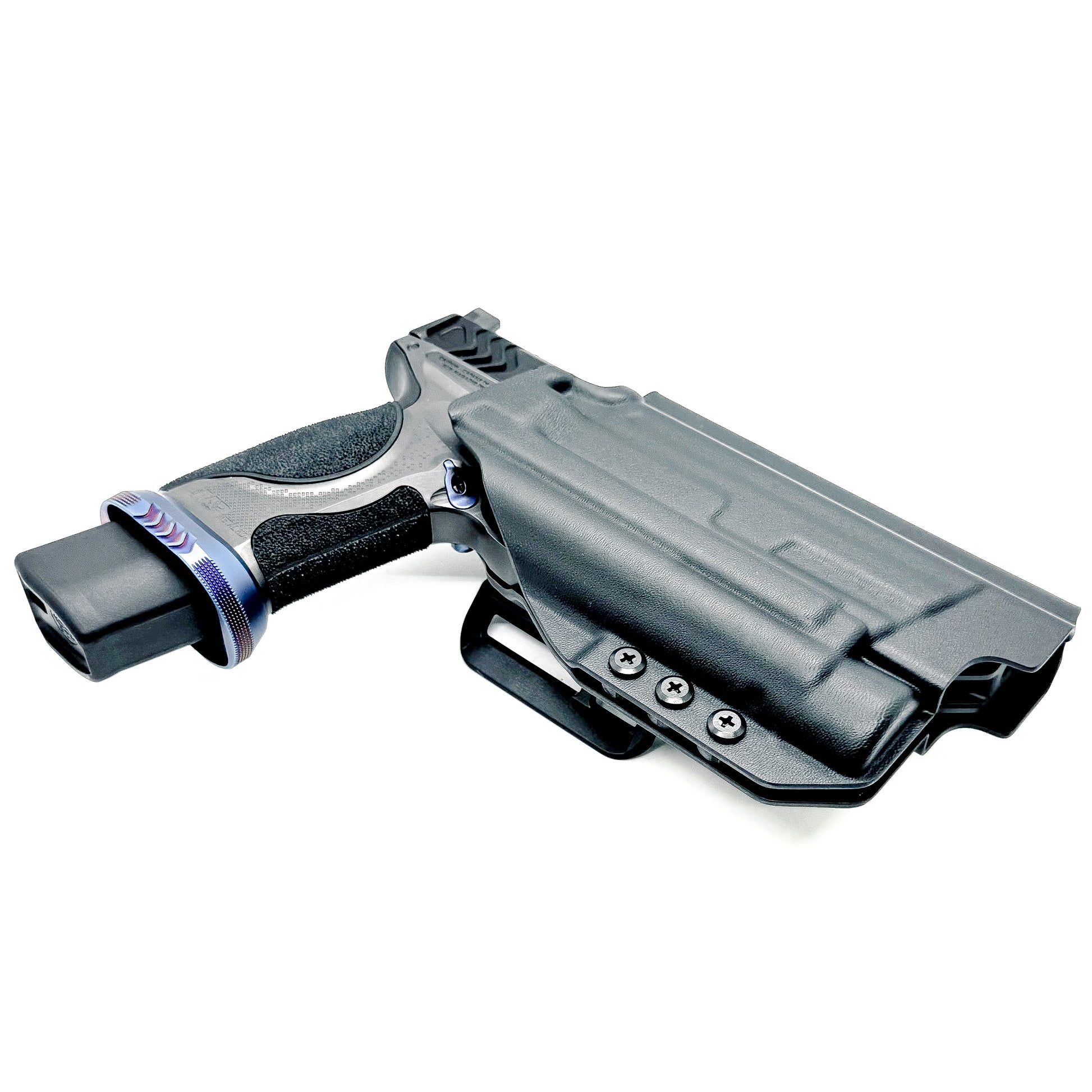 OWB holster for Smith & Wesson SPEC Series M&P 9 Metal M2.0 with TLR-1 HL-X. Built for retention, speed, and all-day carry. Made in the USA.