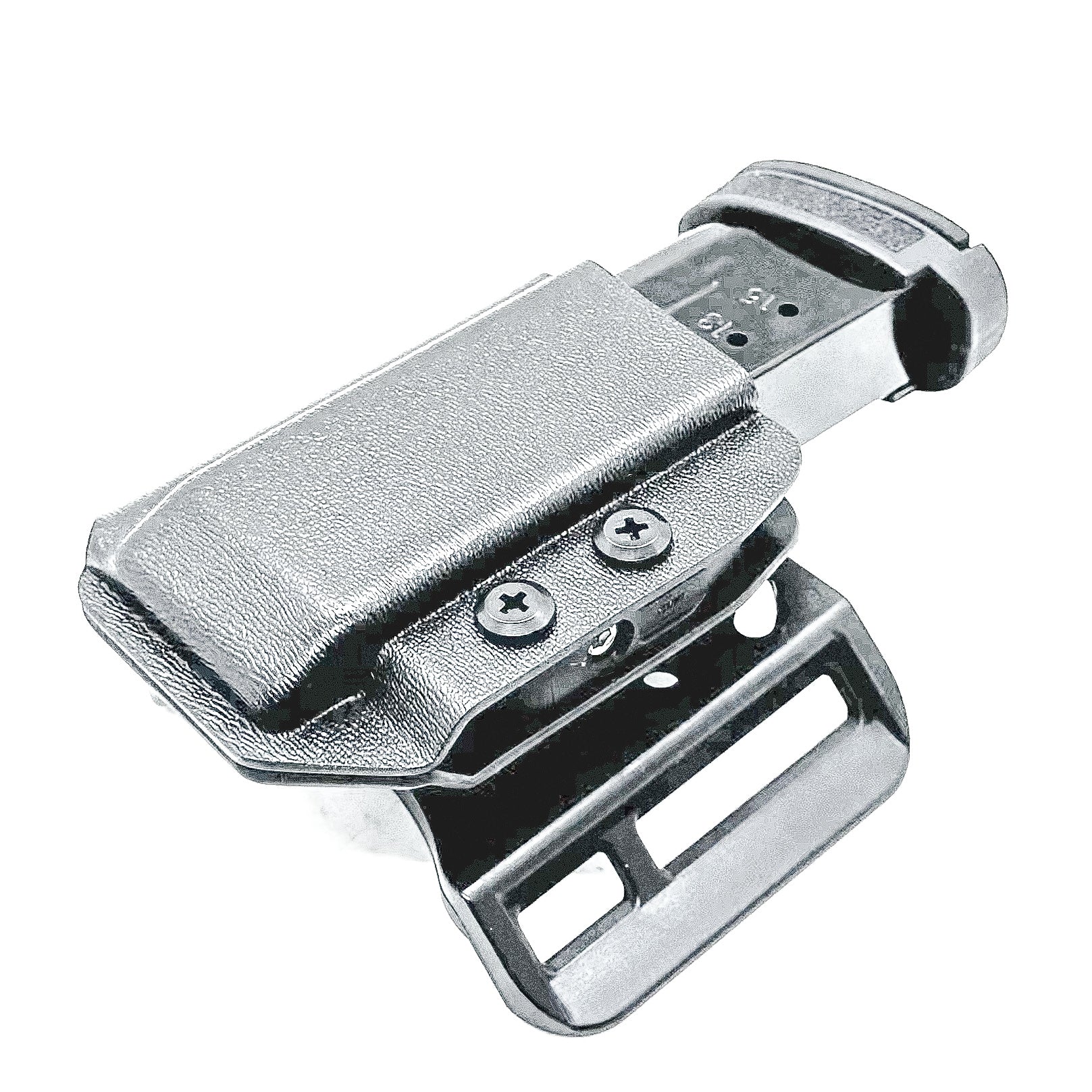 Black Kydex OWB Outside Waistband magazine holster or pouch for the S&W Shield X from Four Brothers Holsters. 4BROS Magazine carriers are made in the USA!