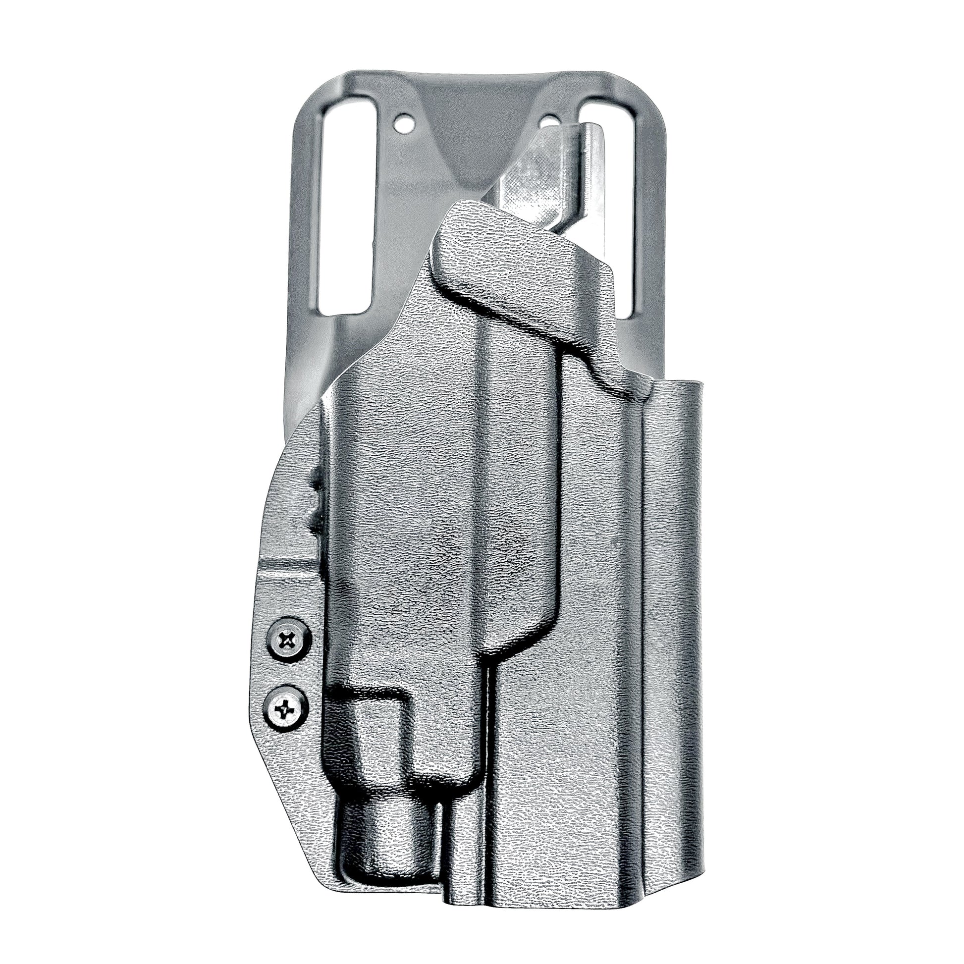 Black Springfield Echelon Duty & Competition Holster with duty drop hanger, Streamlight TLR-7 compatibility