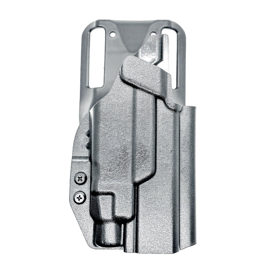 Black Springfield Echelon Duty & Competition Holster with duty drop hanger, Streamlight TLR-7 compatibility