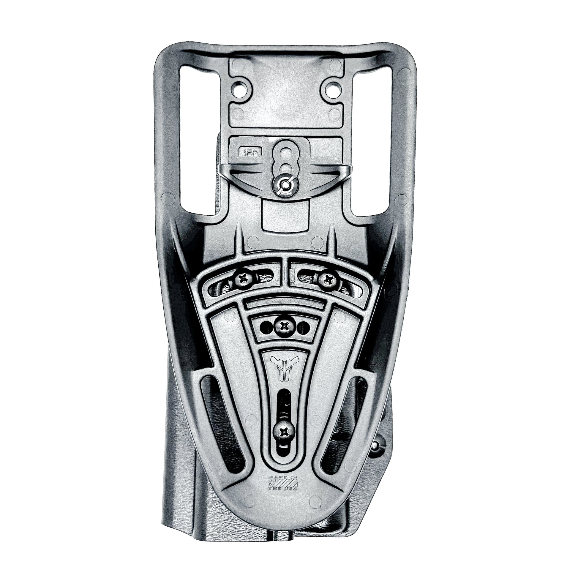 Black Springfield Echelon Duty & Competition Holster with duty drop hanger, Streamlight TLR-7 compatibility