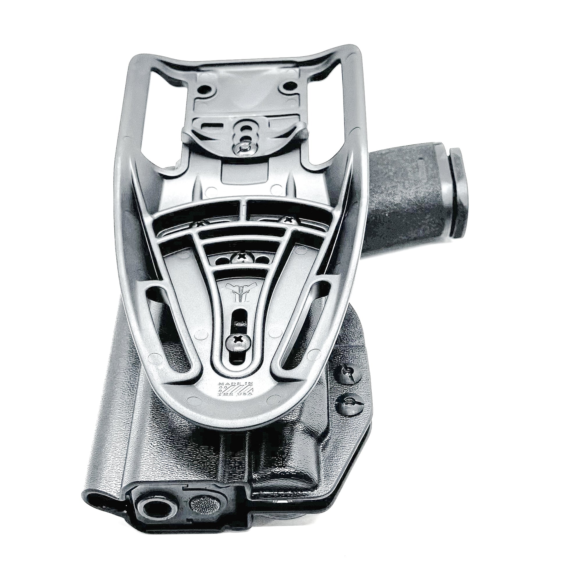 Black Springfield Echelon Duty & Competition Holster with duty drop hanger, Streamlight TLR-7 compatibility