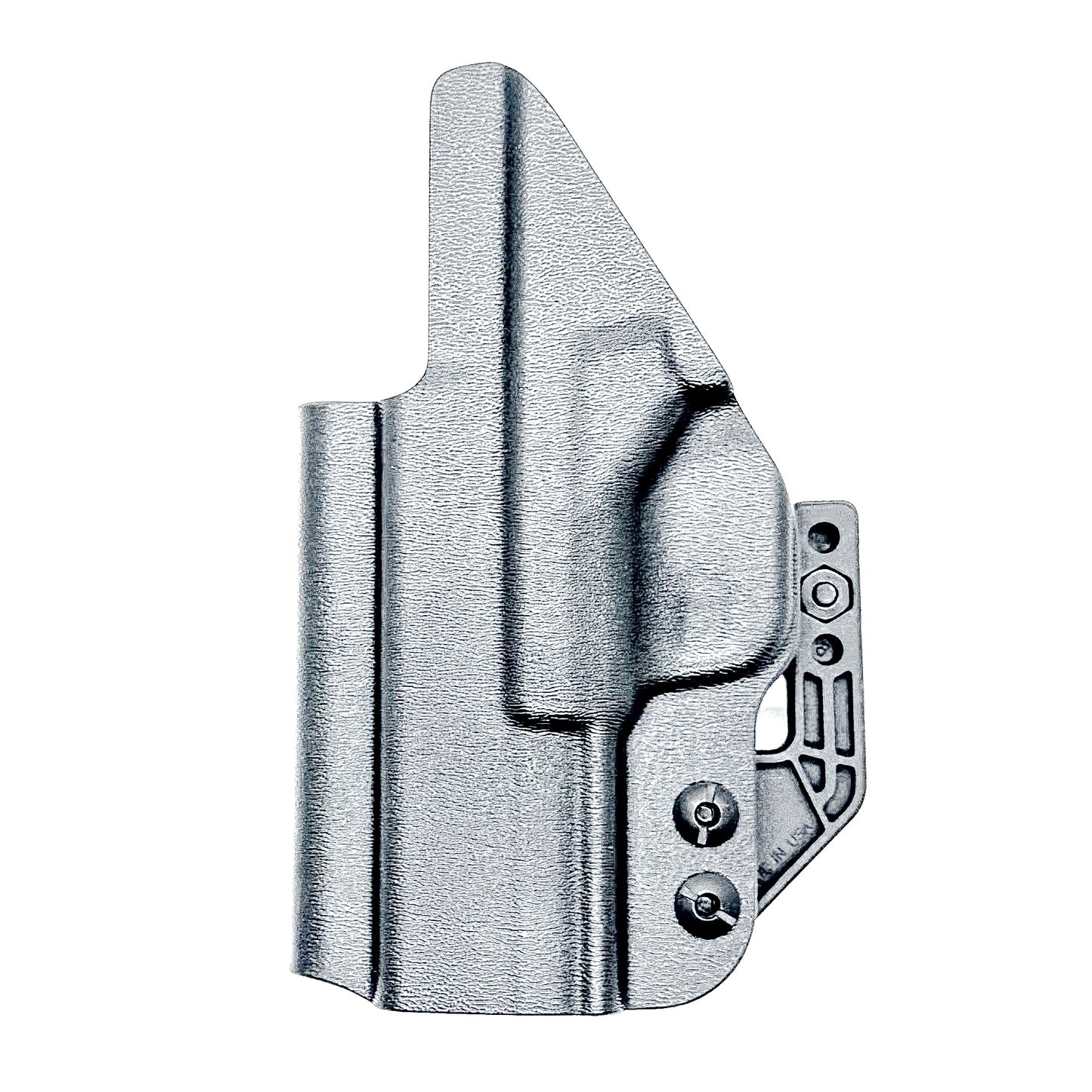 Durable IWB holster for Springfield Armory Hellcat® 3″ Micro-Compact OSP™ .380 ACP Handgun. Adjustable retention, red dot compatible, and made in the USA