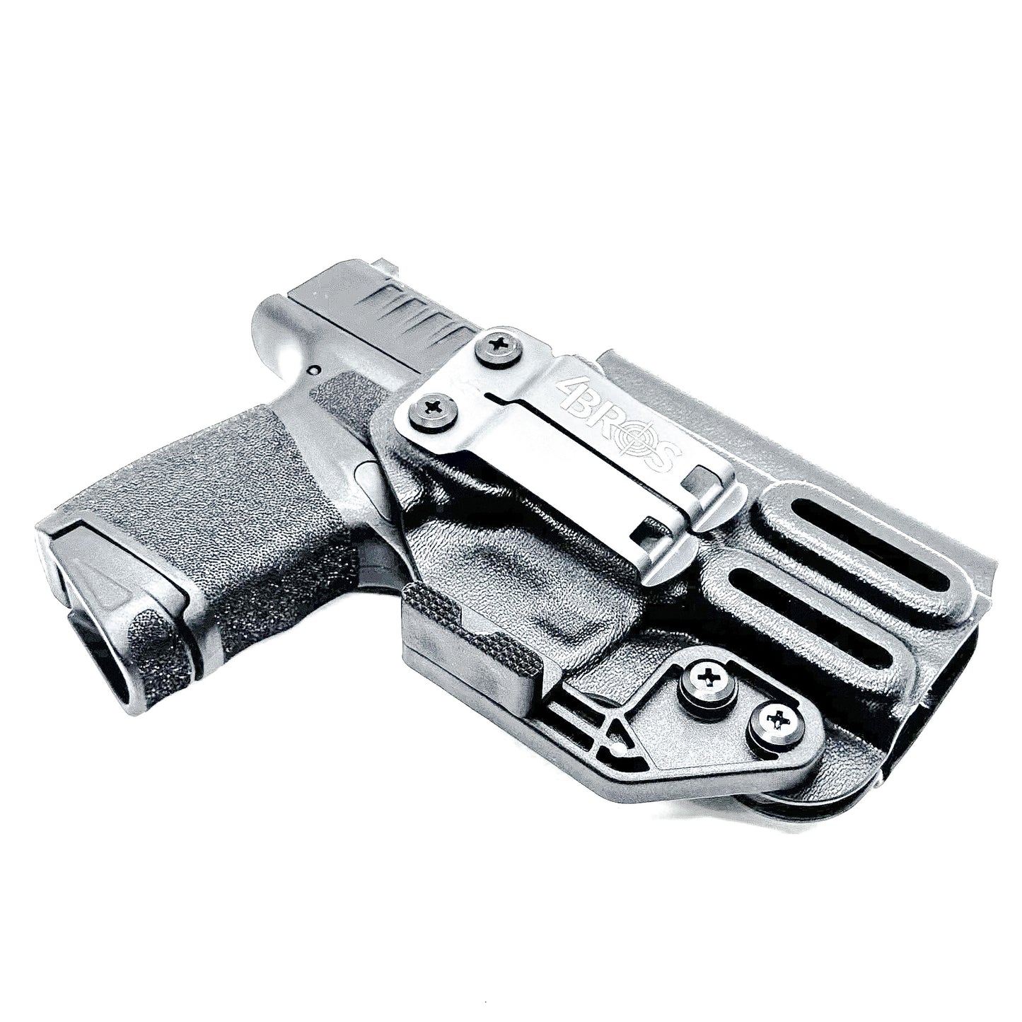 Durable IWB holster for Springfield Armory Hellcat® 3″ Micro-Compact OSP™ .380 ACP Handgun. Adjustable retention, red dot compatible, and made in the USA