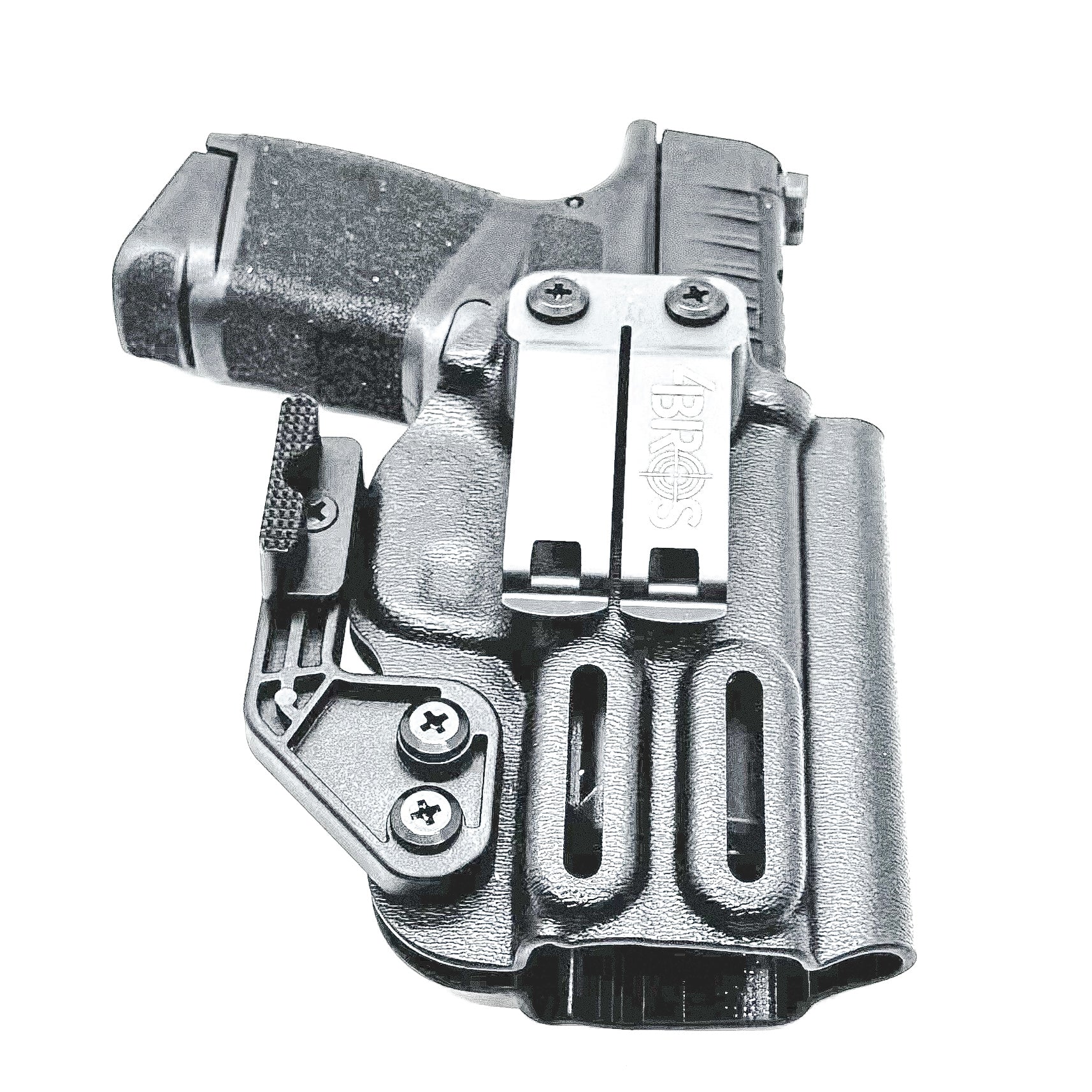 Durable IWB holster for Springfield Armory Hellcat® 3″ Micro-Compact OSP™ .380 ACP Handgun. Adjustable retention, red dot compatible, and made in the USA