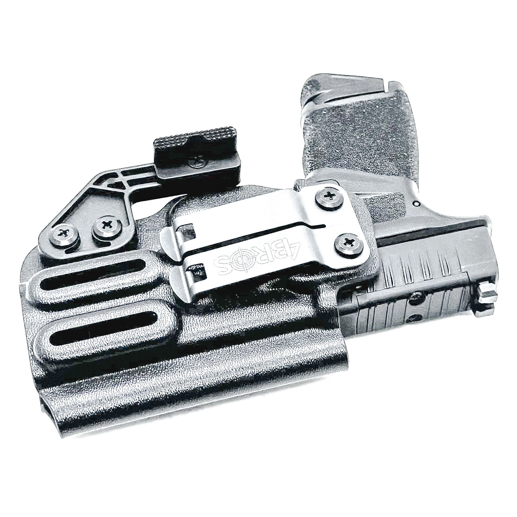 Durable IWB holster for Springfield Armory Hellcat® 3″ Micro-Compact OSP™ .380 ACP Handgun. Adjustable retention, red dot compatible, and made in the USA