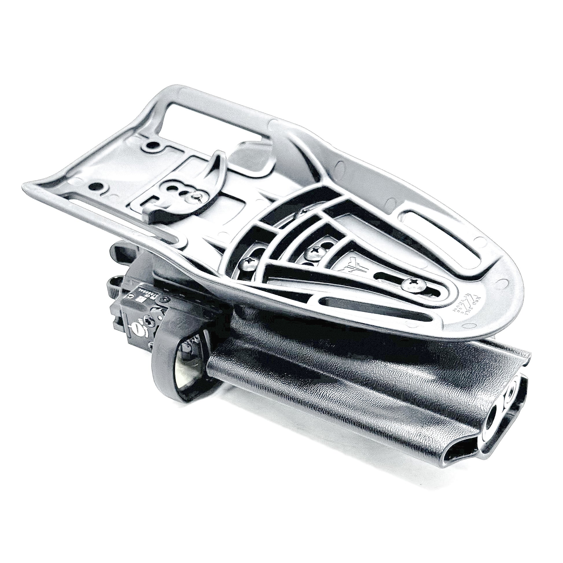 Black OWB competition-style holster for Springfield 1911 DS Prodigy 4.25" & 3.5". Red dot & suppressor sight compatible, open muzzle, adjustable cant. Made in the USA