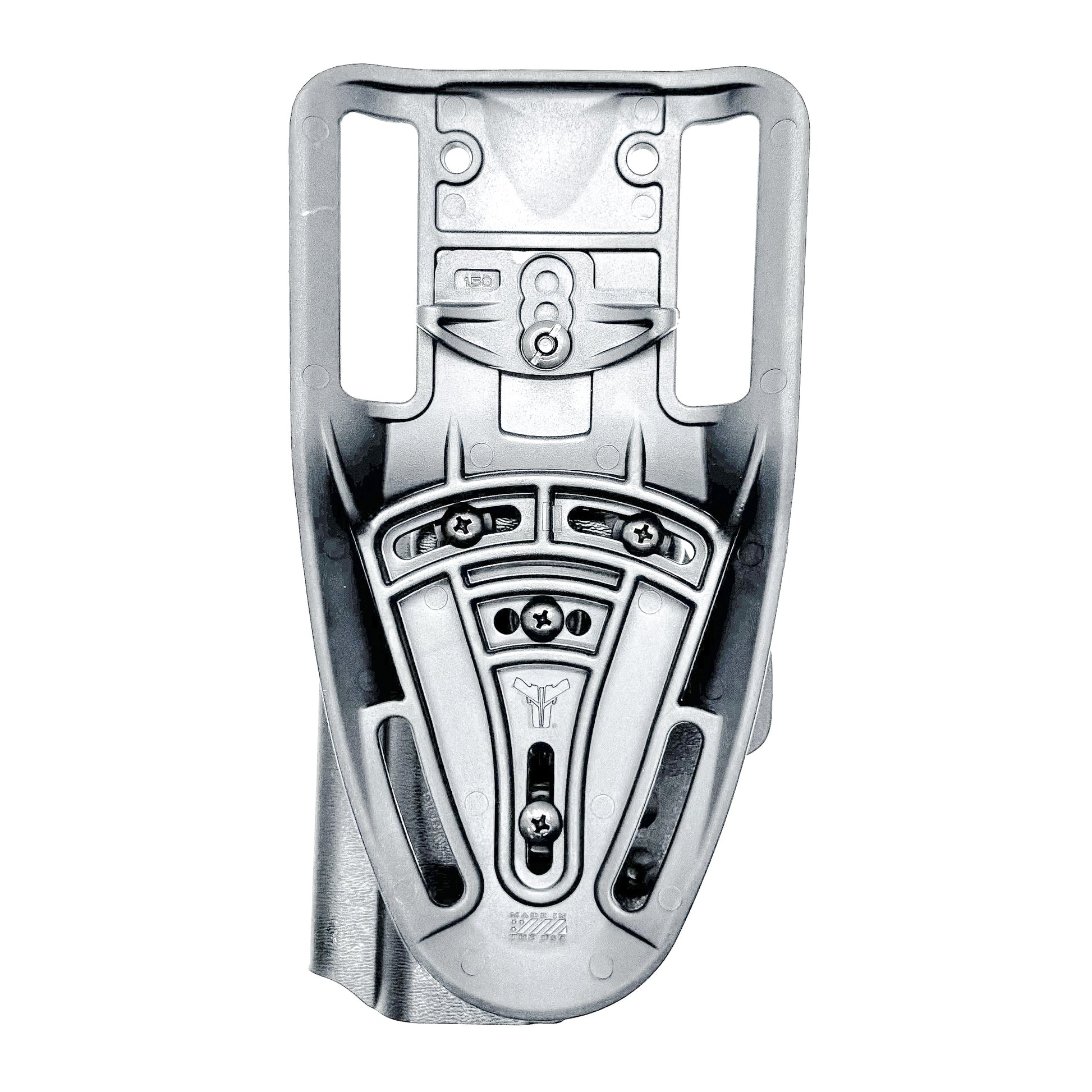 Black OWB competition-style holster for Springfield 1911 DS Prodigy 4.25" & 3.5". Red dot & suppressor sight compatible, open muzzle, adjustable cant. Made in the USA