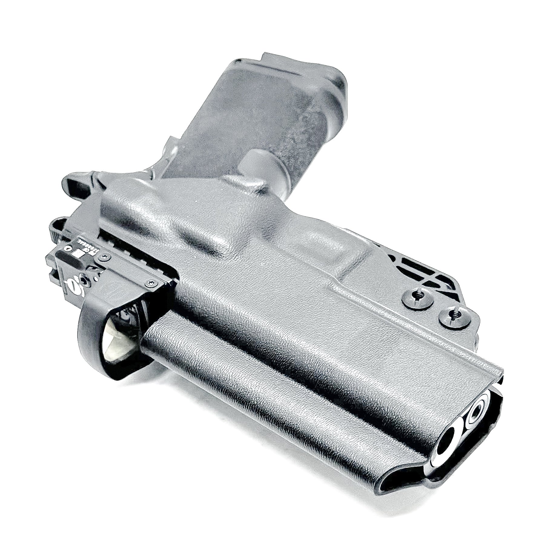 Black Inside Waistband Kydex holster for Springfield Armory 1911 DS Prodigy 4.25" and 3.5". Red dot ready, adjustable retention, Modwing compatible. Made in the USA.