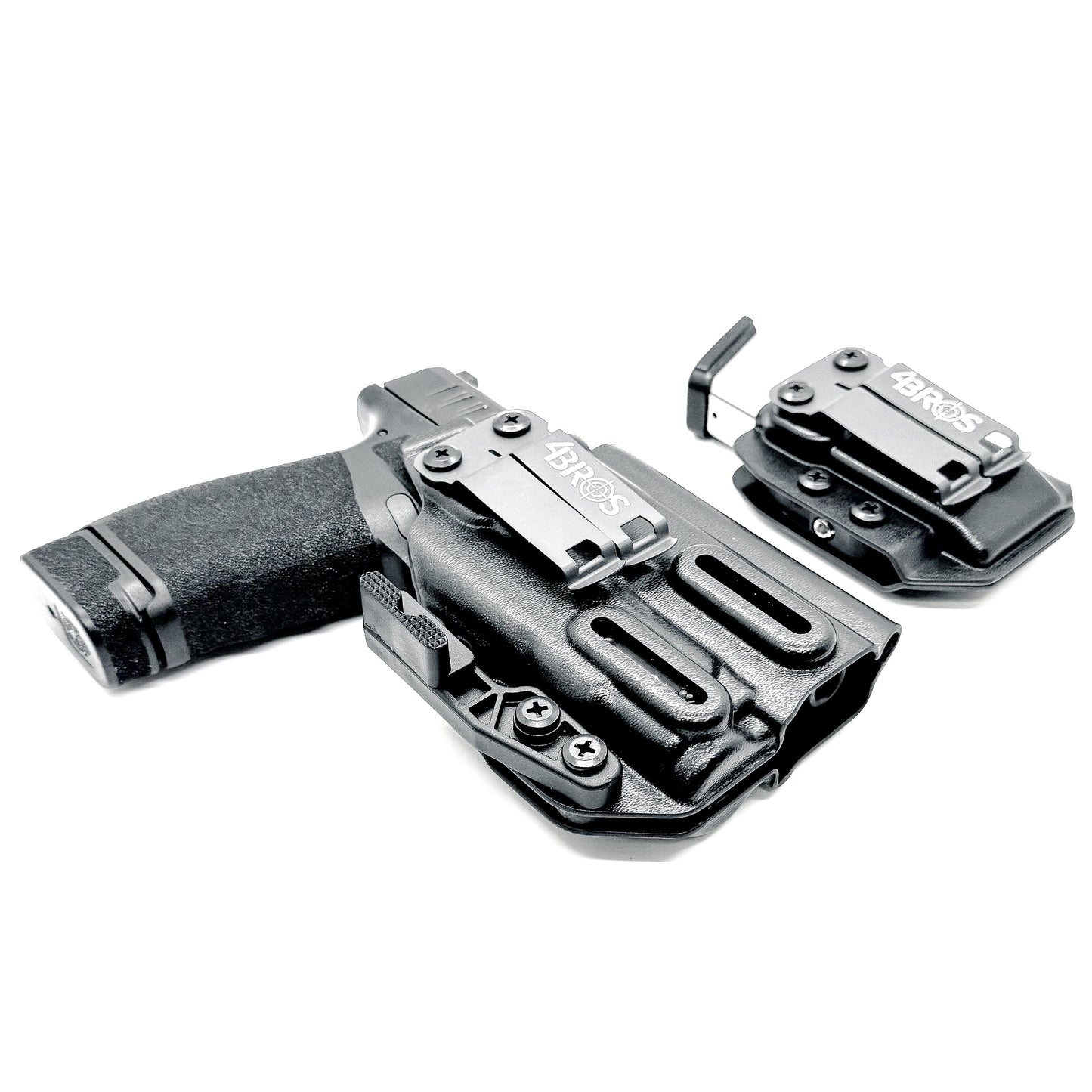 Four Brothers Holsters Inside Waistband IWB & AIWB Holster & Magazine Carrier combo for the Hellcat Pro & Streamlight TLR-7 Sub, TLR-7 X Sub or TLR-7 HL-X Sub.