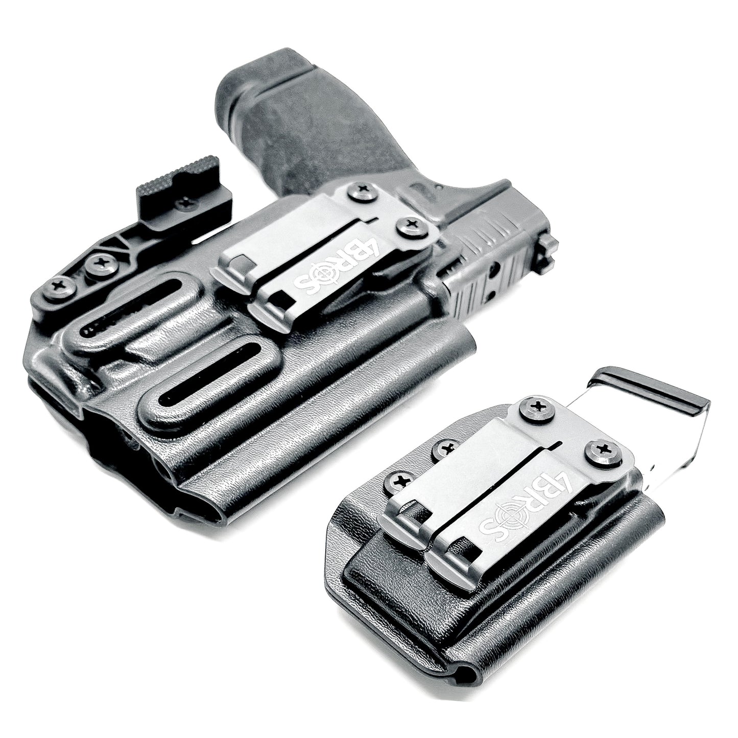 Four Brothers Holsters Inside Waistband IWB & AIWB Holster & Magazine Carrier combo for the Hellcat Pro & Streamlight TLR-7 Sub, TLR-7 X Sub or TLR-7 HL-X Sub.