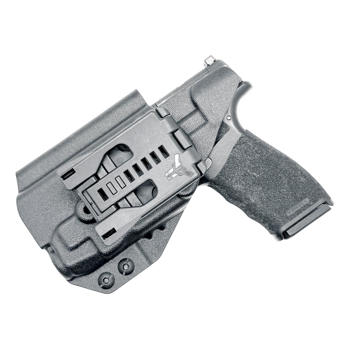Outside Waistband OWB Holster for the Springfield Hellcat Pro pistol with the Streamlight TLR-7 X or TLR-7 A, shop Four Brothers 4BROS holsters.