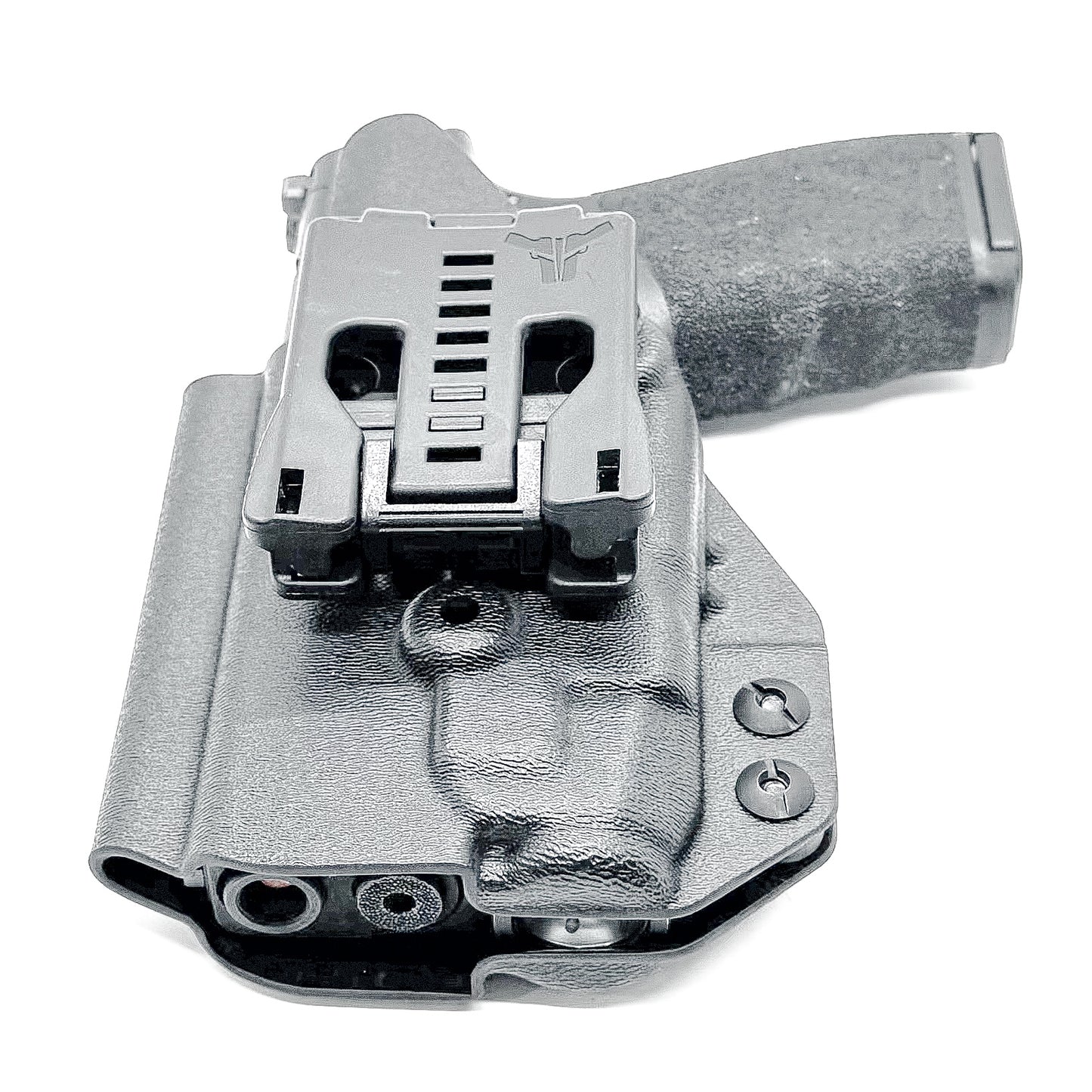 Outside Waistband OWB Holster for the Springfield Hellcat Pro pistol with the Streamlight TLR-7 X or TLR-7 A, shop Four Brothers 4BROS holsters.
