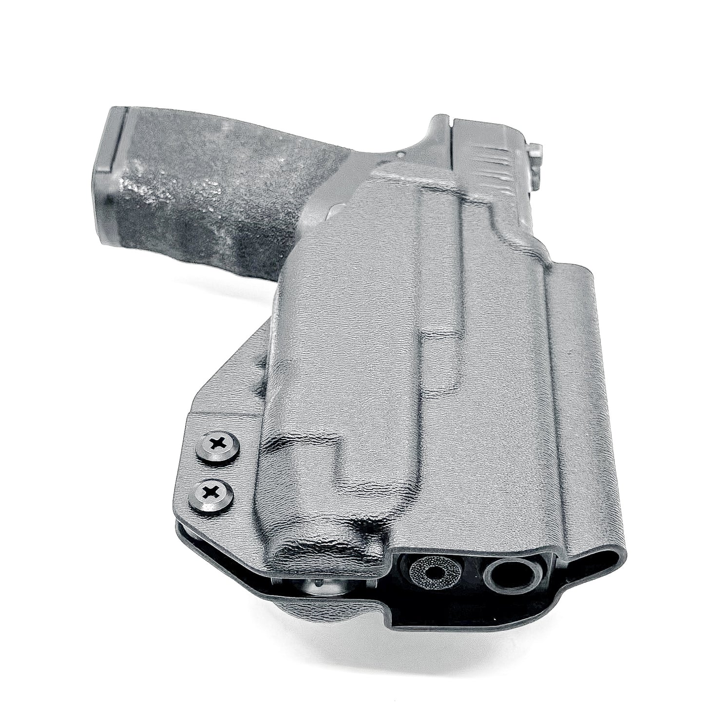 Outside Waistband OWB Holster for the Springfield Hellcat Pro pistol with the Streamlight TLR-7 X or TLR-7 A, shop Four Brothers 4BROS holsters.