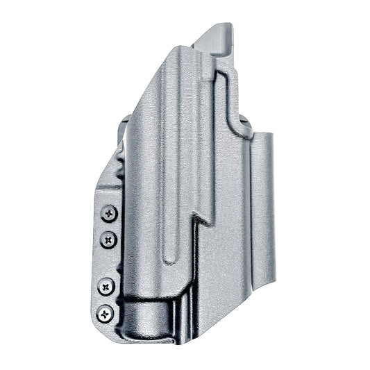 Black Outside Waistband OWB Kydex Holster for the Springfield Armory Echelon 4.0C with the Streamlight TLR-1 or TLR-1 HL from Four Brothers Holsters with 4BROS 1.5" Belt Slide.