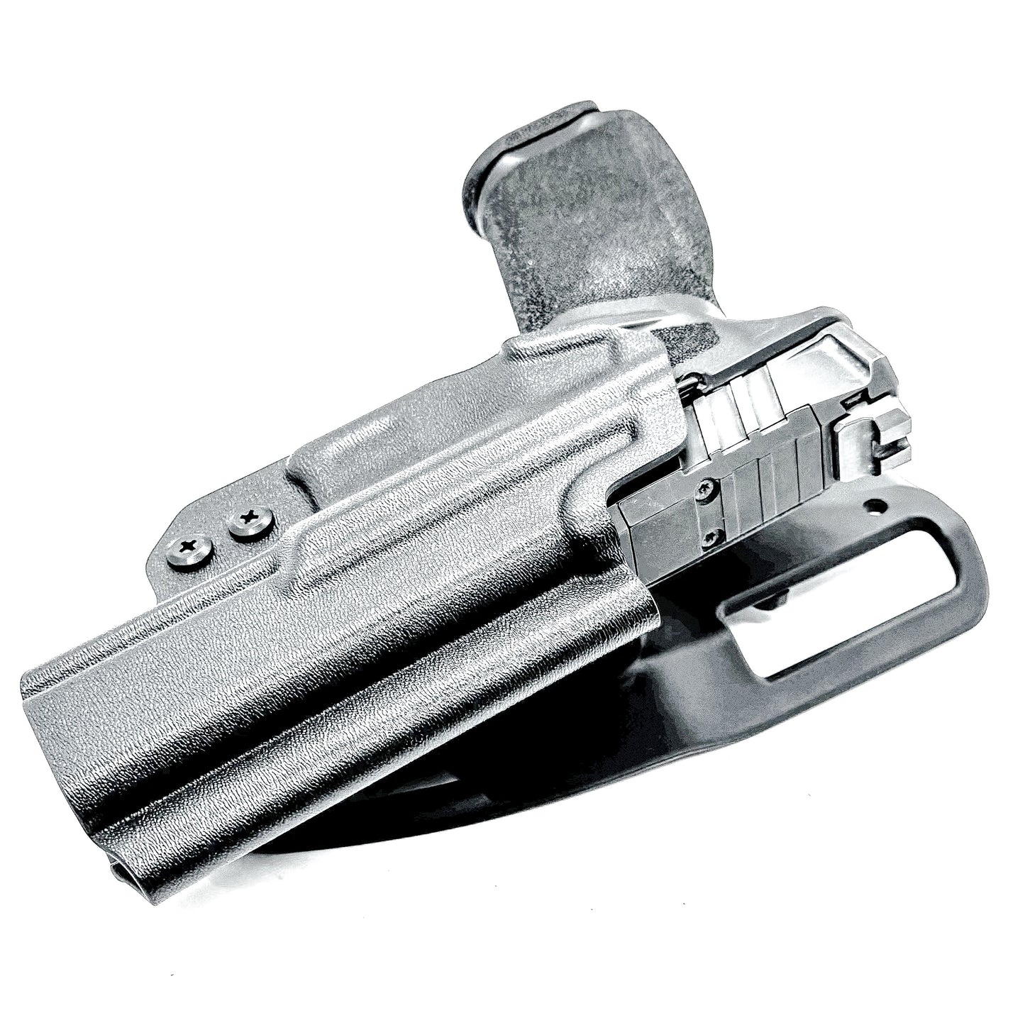 Black Duty and Competition holster for the Springfield Armory Echelon with Duty Drop attachment.