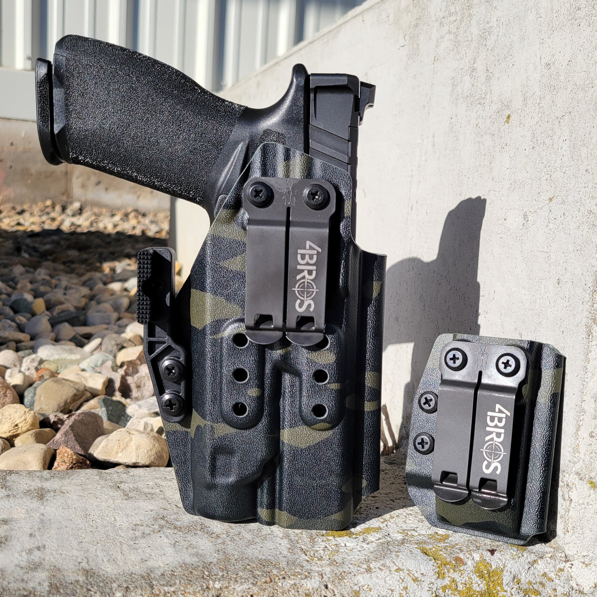 For the best IWB Kydex Inside Waistband Holster for the Springfield Armory Echelon with the Holosun P.ID, P.ID HC, shop Four Brothers 4BROS Holsters.
