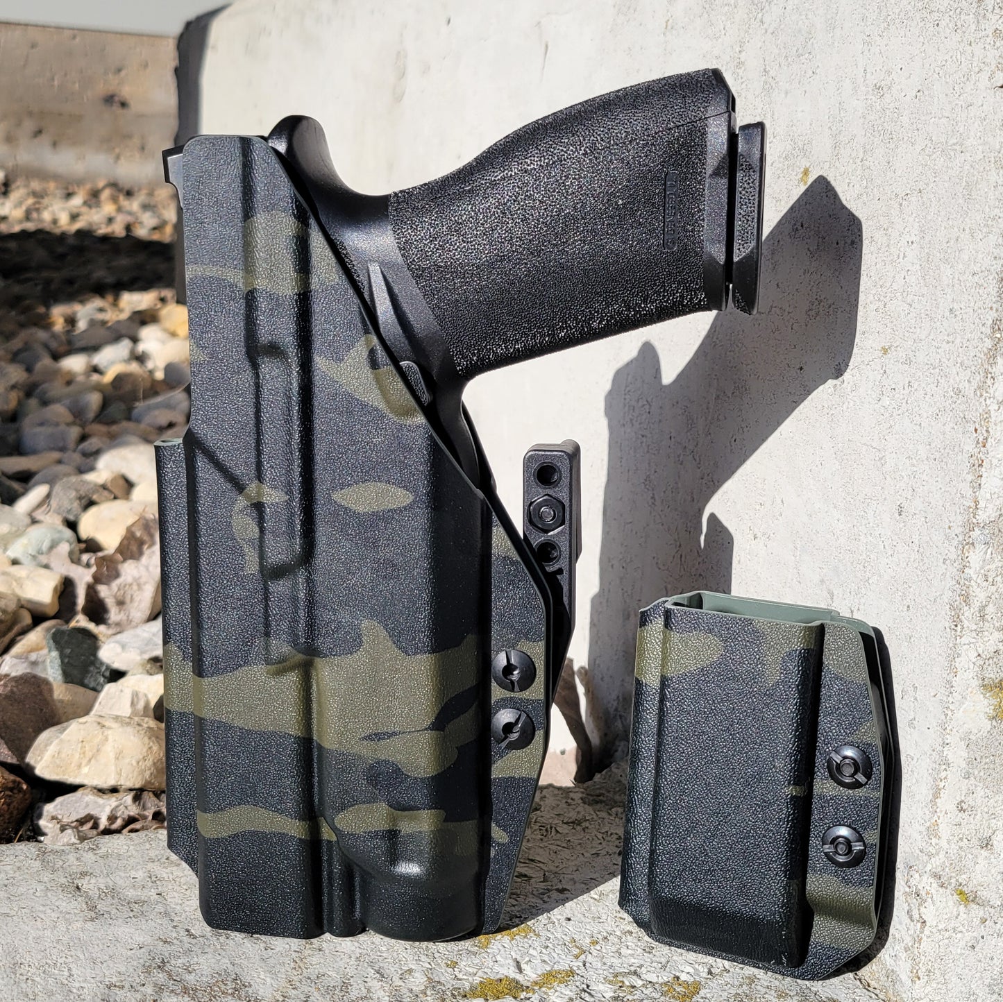 For the best IWB Kydex Inside Waistband Holster for the Springfield Armory Echelon with the Holosun P.ID, P.ID HC, shop Four Brothers 4BROS Holsters.