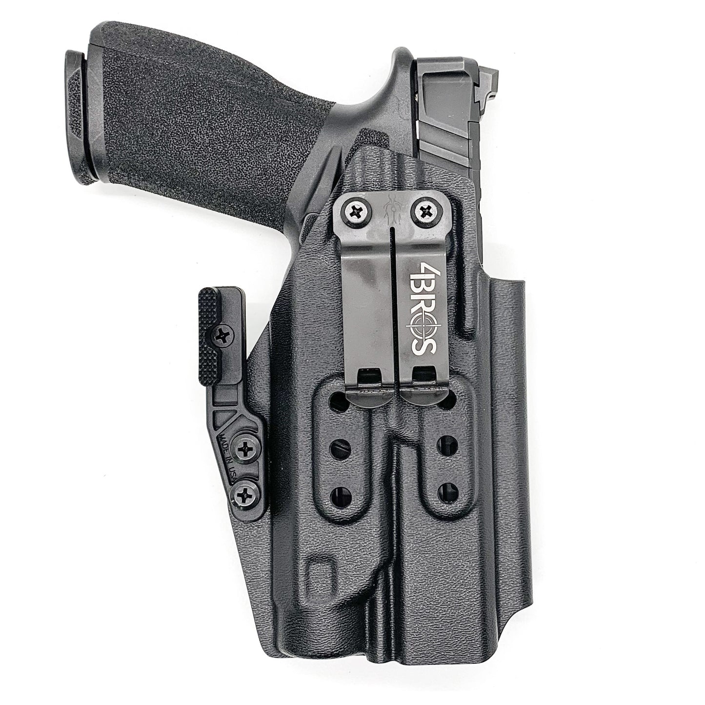 For the best IWB Kydex Inside Waistband Holster for the Springfield Armory Echelon with the Holosun P.ID, P.ID HC, shop Four Brothers 4BROS Holsters.
