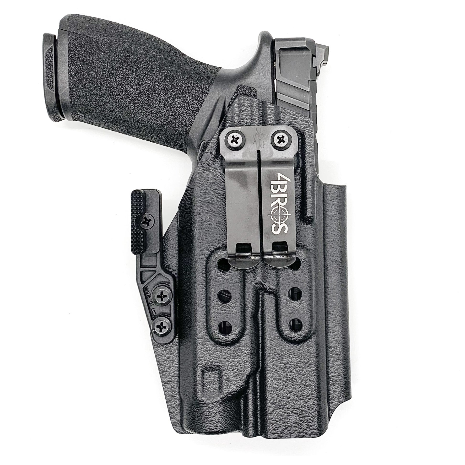 For the best IWB Kydex Inside Waistband Holster for the Springfield Armory Echelon with the Holosun P.ID, P.ID HC, shop Four Brothers 4BROS Holsters.