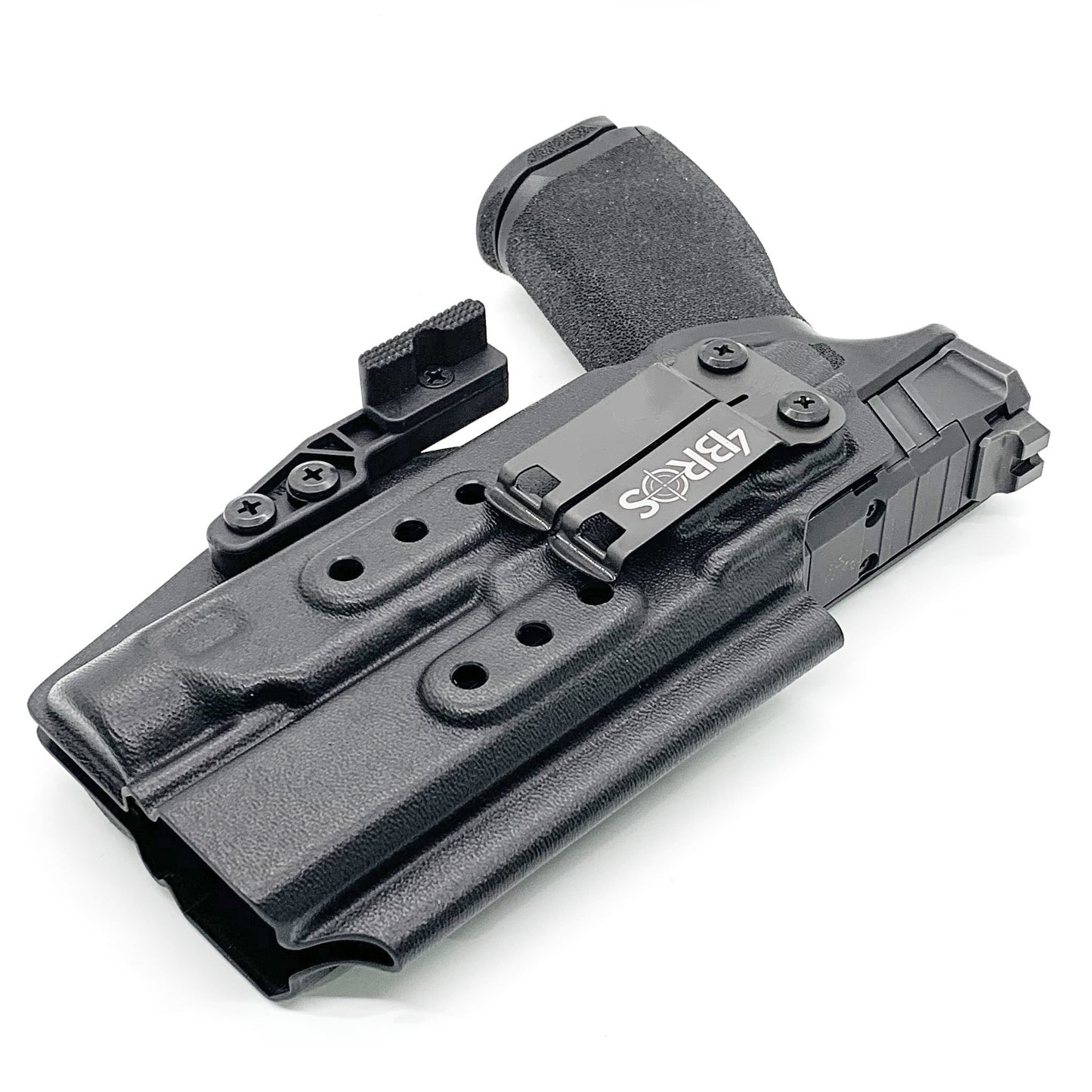 For the best IWB Kydex Inside Waistband Holster for the Springfield Armory Echelon with the Holosun P.ID, P.ID HC, shop Four Brothers 4BROS Holsters.