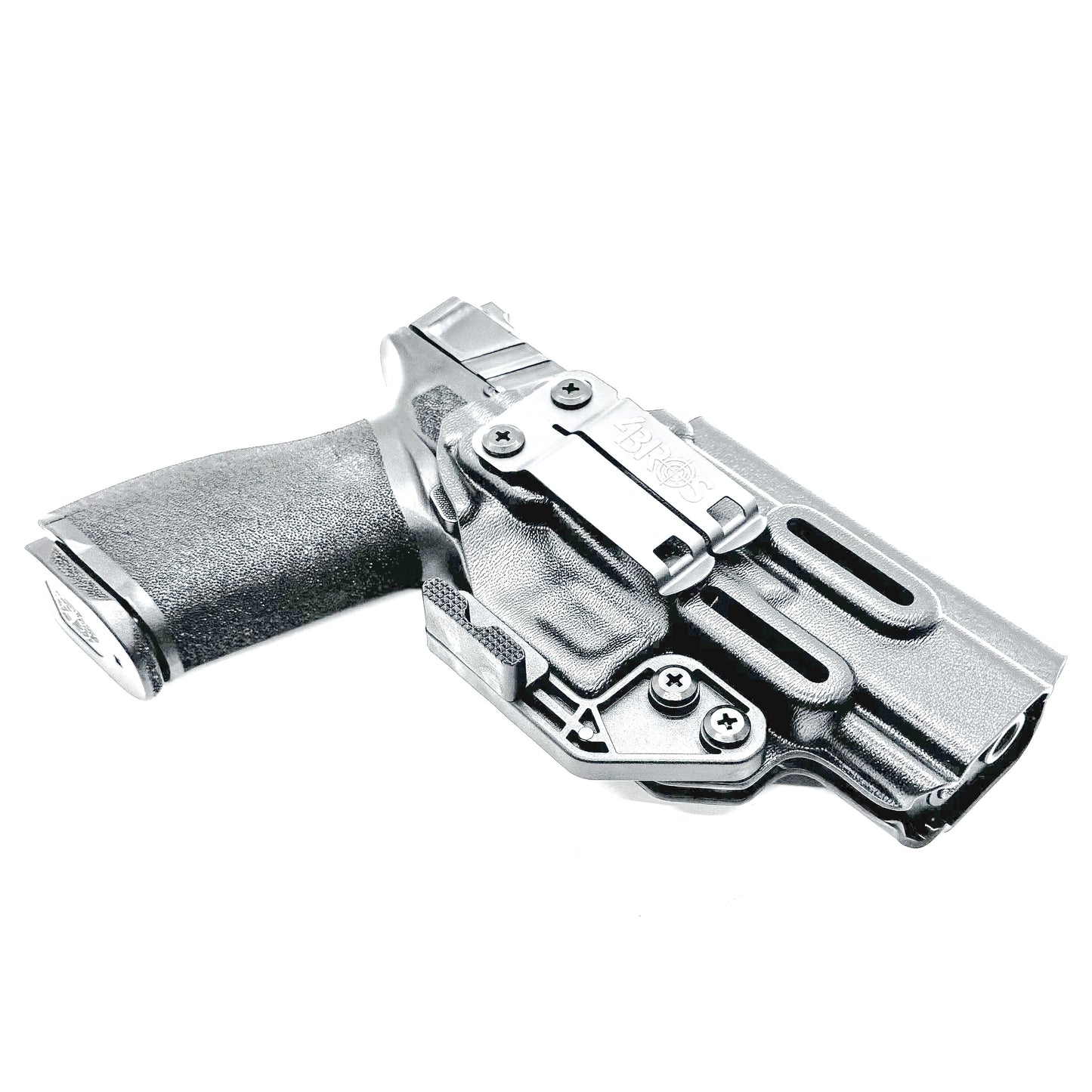 Inside Waistband (IWB) Holster for the Springfield Armory Echelon shown in Black with DCC Monoblock and Modwing.