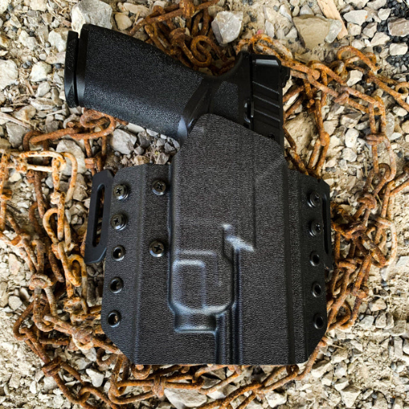 OWB Outside Waistband Kydex holster for Springfield Armory Echelon & TLR-7 X/A holster, adjustable retention, open muzzle, optic/red dot ready. Made in USA.