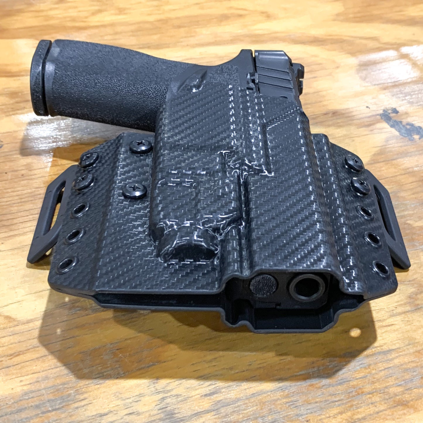 OWB Outside Waistband Kydex holster for Springfield Armory Echelon & TLR-7 X/A holster, adjustable retention, open muzzle, optic/red dot ready. Made in USA.