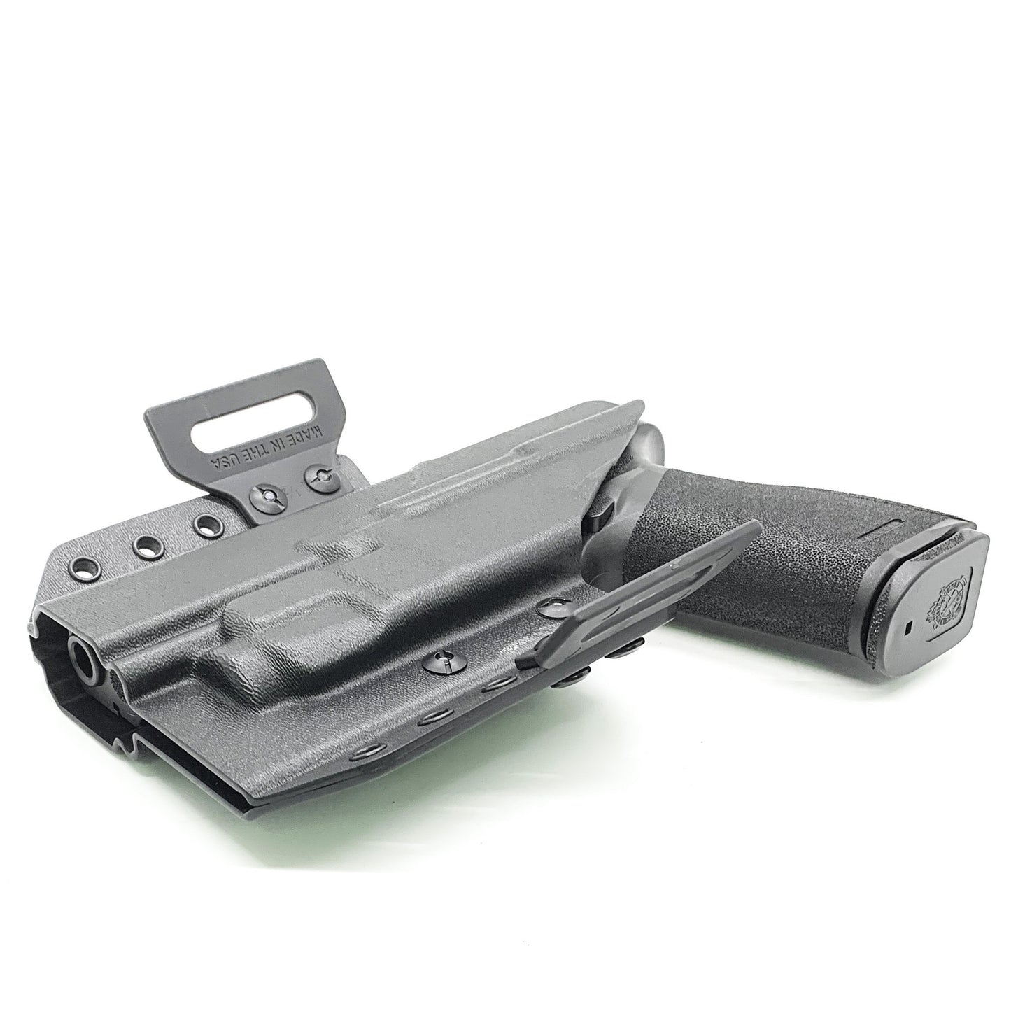 OWB Outside Waistband Kydex holster for Springfield Armory Echelon & TLR-7 X/A holster, adjustable retention, open muzzle, optic/red dot ready. Made in USA.