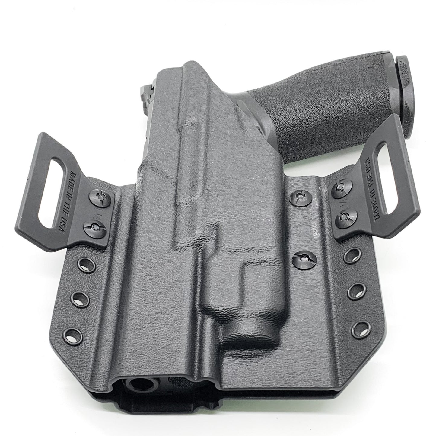 OWB Outside Waistband Kydex holster for Springfield Armory Echelon & TLR-7 X/A holster, adjustable retention, open muzzle, optic/red dot ready. Made in USA.
