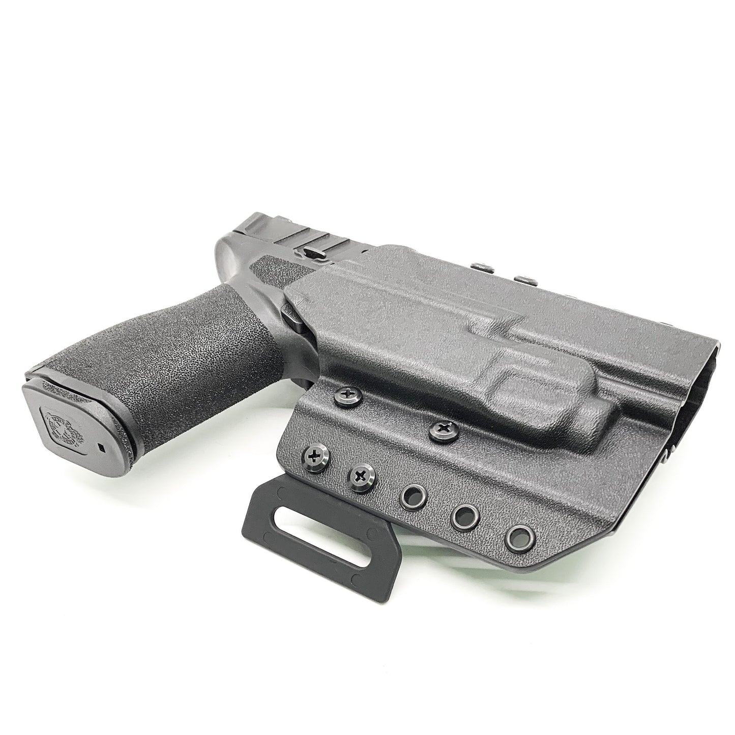 OWB Outside Waistband Kydex holster for Springfield Armory Echelon & TLR-7 X/A holster, adjustable retention, open muzzle, optic/red dot ready. Made in USA.