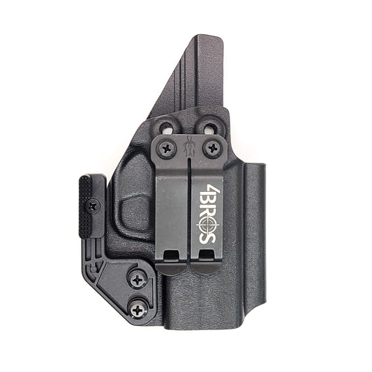 For the best, comfortable, IWB AIWB Inside Waistband Holster for the Springfield Armory Hellcat, shop Four Brothers 4BROS Holsters.  Proudly made in the USA.