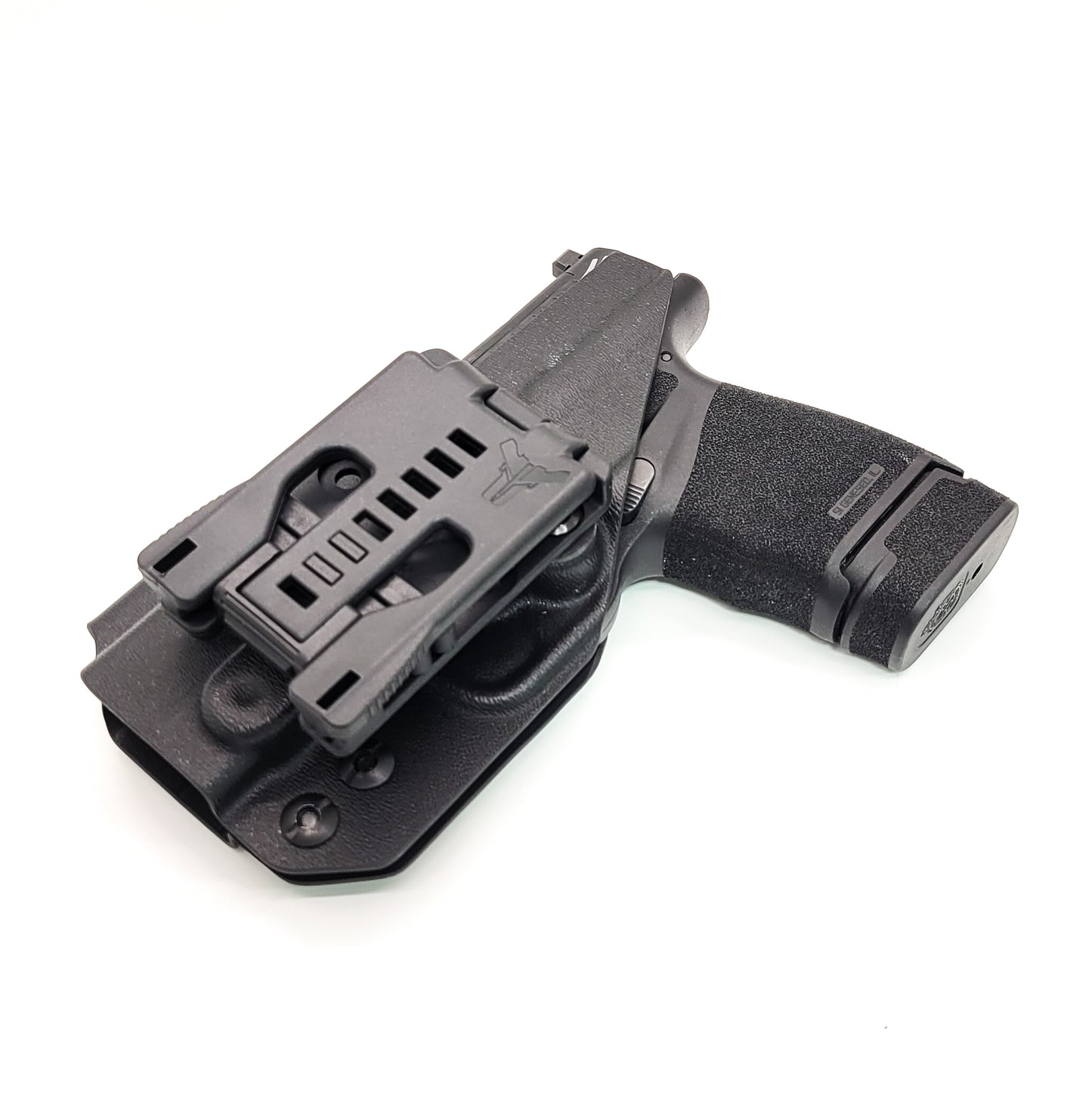 For the best OWB Outside Waistband Holster for the Springfield Armory Hellcat, shop Four Brothers 4BROS Holsters. Fits most Red Dot sights. Made in the USA.