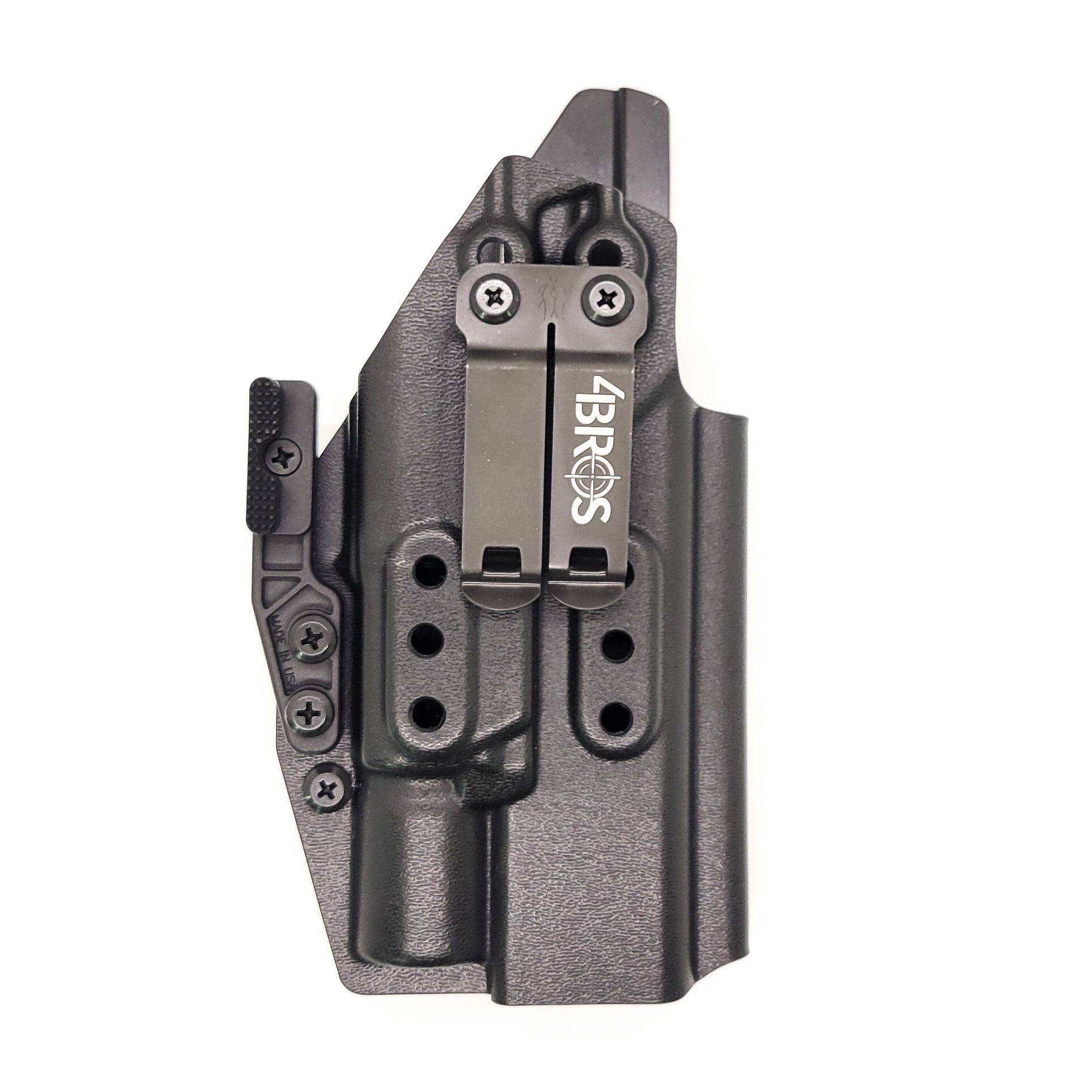 For the best IWB Kydex Inside Waistband Holster for the Springfield Armory 1911 DS Prodigy 5" & 4.25" & Surefire X300U A or B shop Four Brothers Holsters.