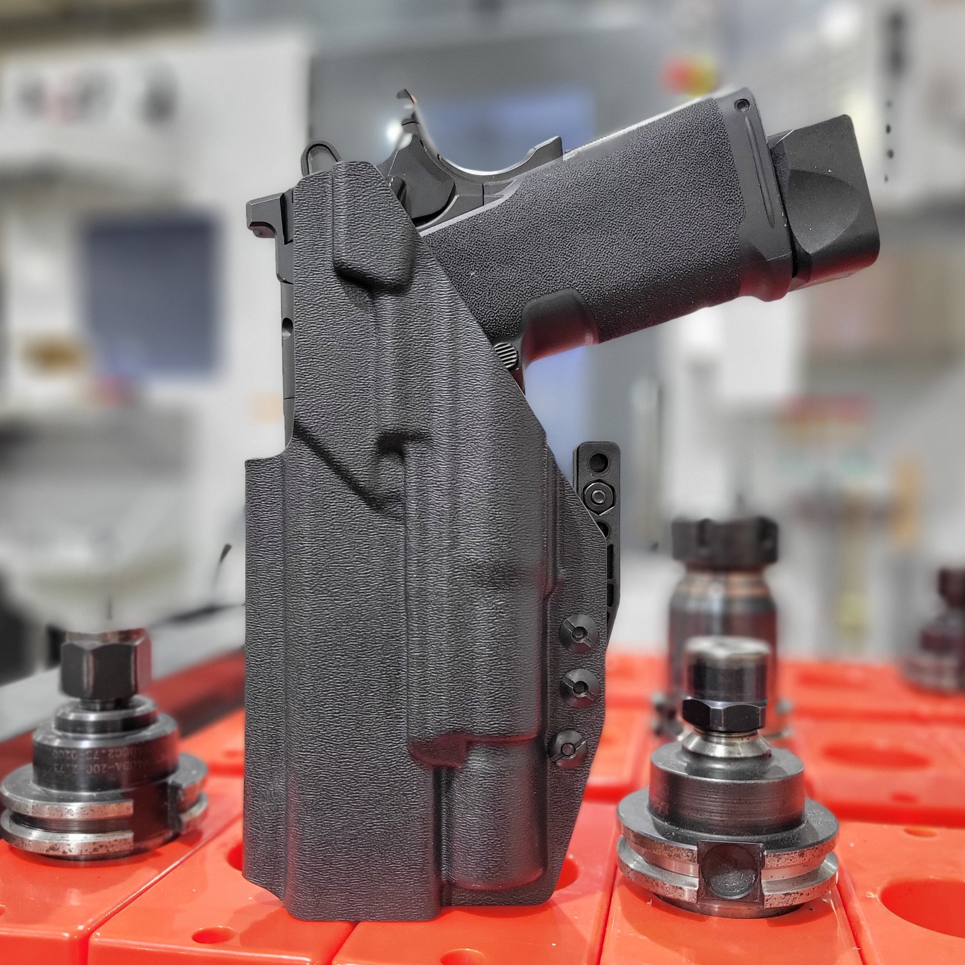 For the best IWB Kydex Inside Waistband Holster for the Springfield Armory 1911 DS Prodigy 5" & 4.25" & Surefire X300U A or B shop Four Brothers Holsters.