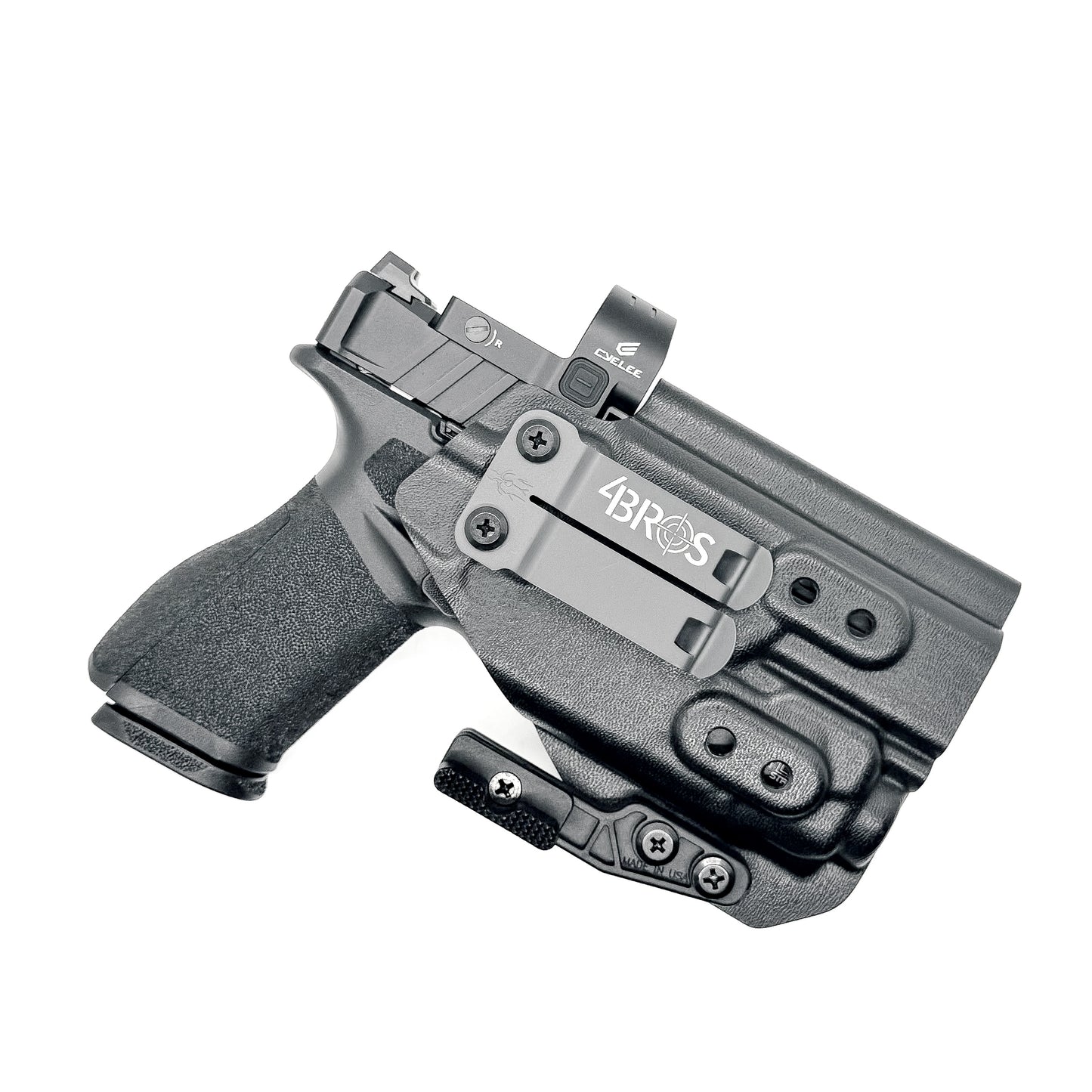 For the best IWB Inside Waistband Holster for the Springfield Armory Echelon 4.0C and Streamlight TLR-8A, shop Four Brothers Holsters. 4BROS, Made in the USA