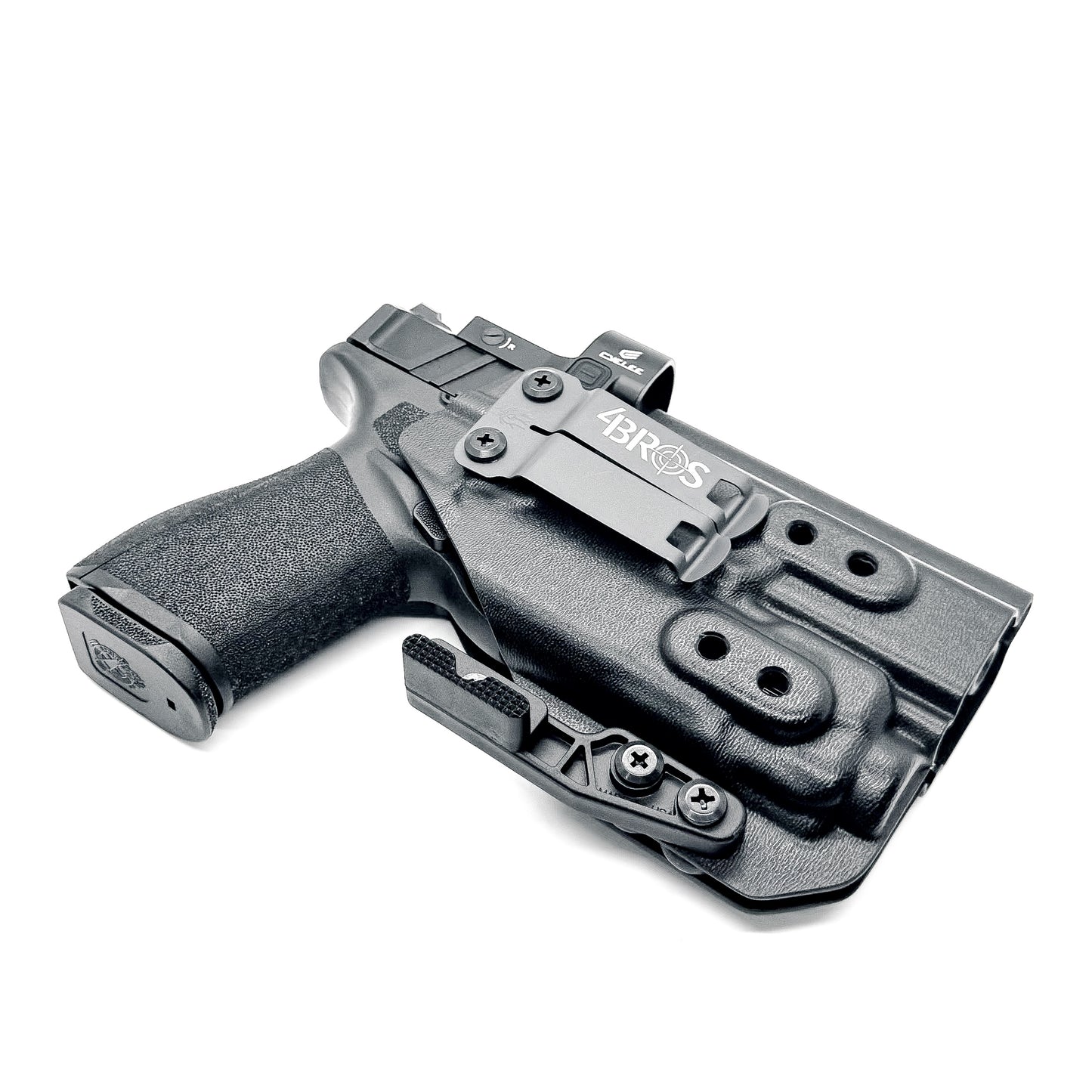 For the best IWB Inside Waistband Holster for the Springfield Armory Echelon 4.0C and Streamlight TLR-8A, shop Four Brothers Holsters. 4BROS, Made in the USA