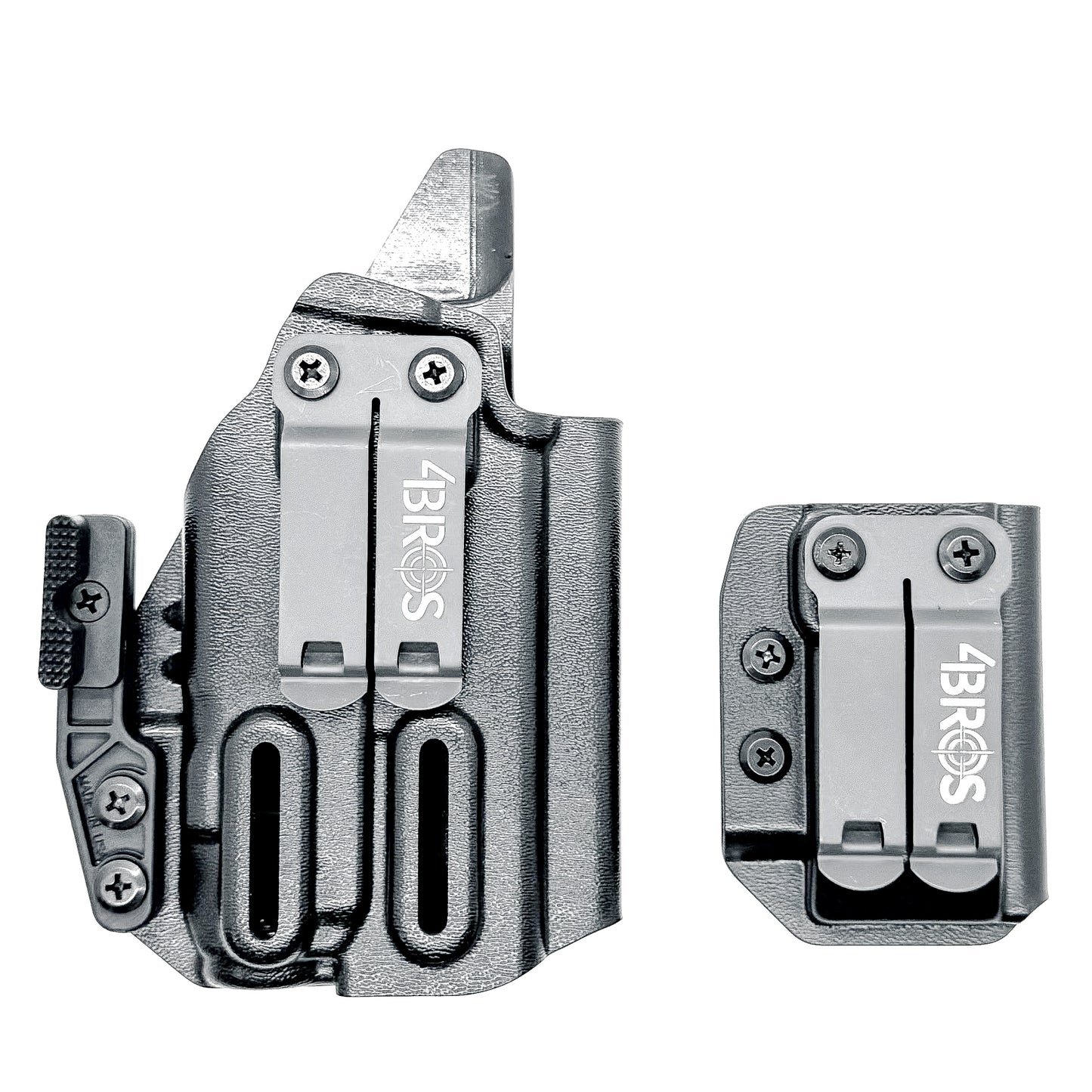 Four Brothers Holsters Inside Waistband IWB & AIWB Holster & Magazine Carrier combo for the Springfiled Armory Hellcat Pro & Streamlight TLR-7 X or TLR-7 A.